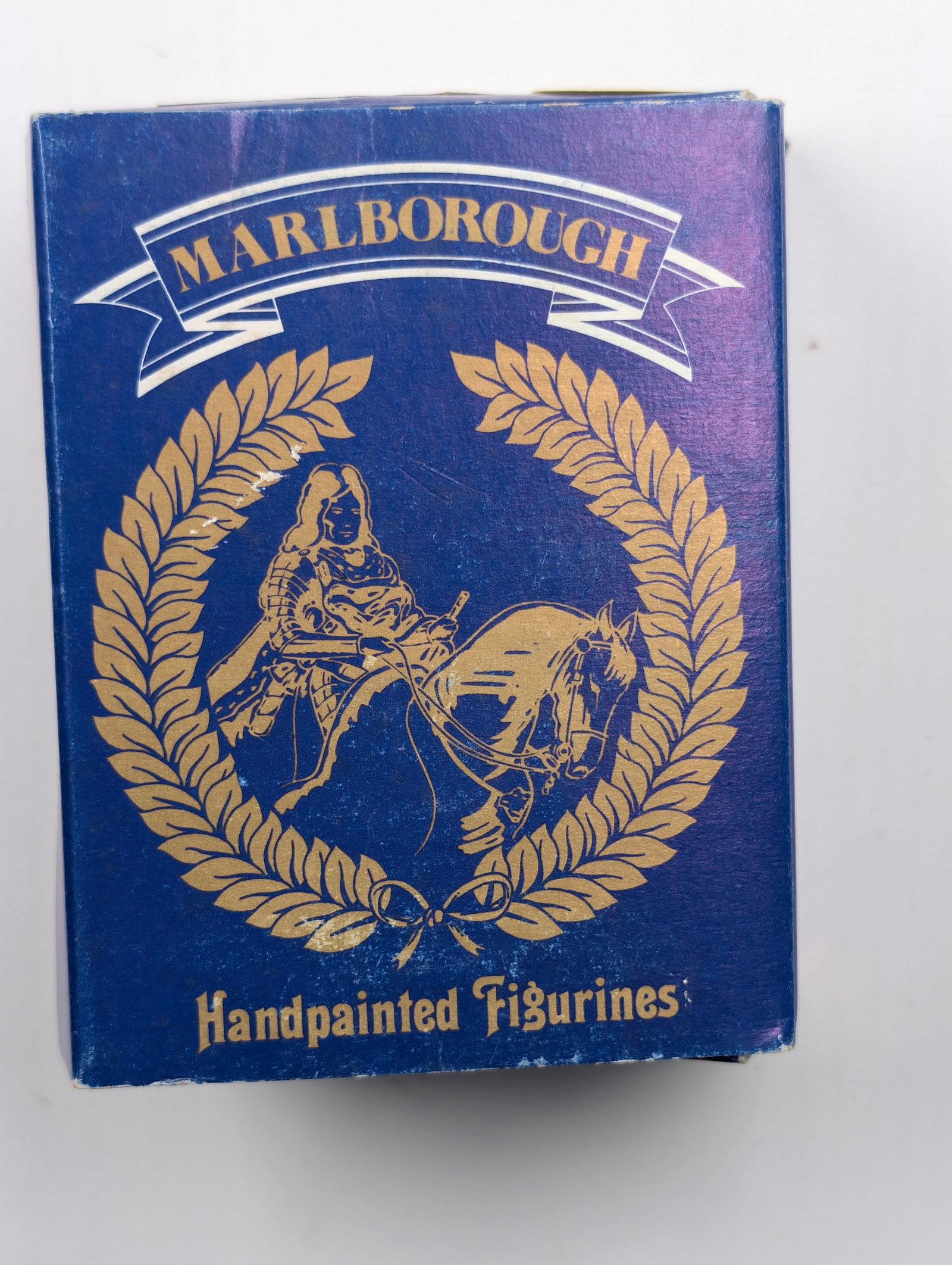 MARLBOROUGH HAND PAINTED LEAD POLICEMAN: REMAINS IN VERY GOOD CONDITION WITH BOX.