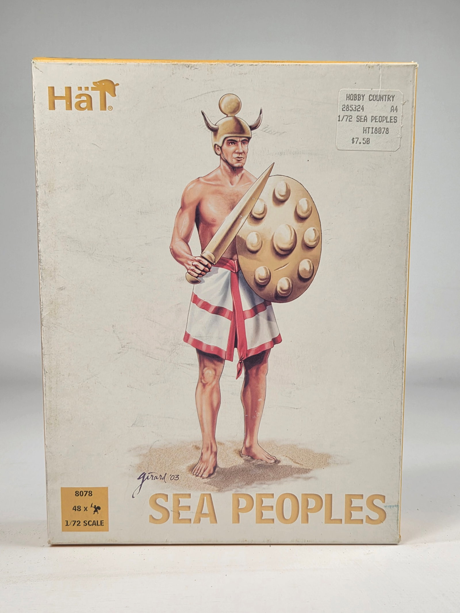 HAT 1/72 SCALE SEA PEOPLE TOY SOLDIERS: ALL REMAIN IN GOOD CONDITION WITH BOX.