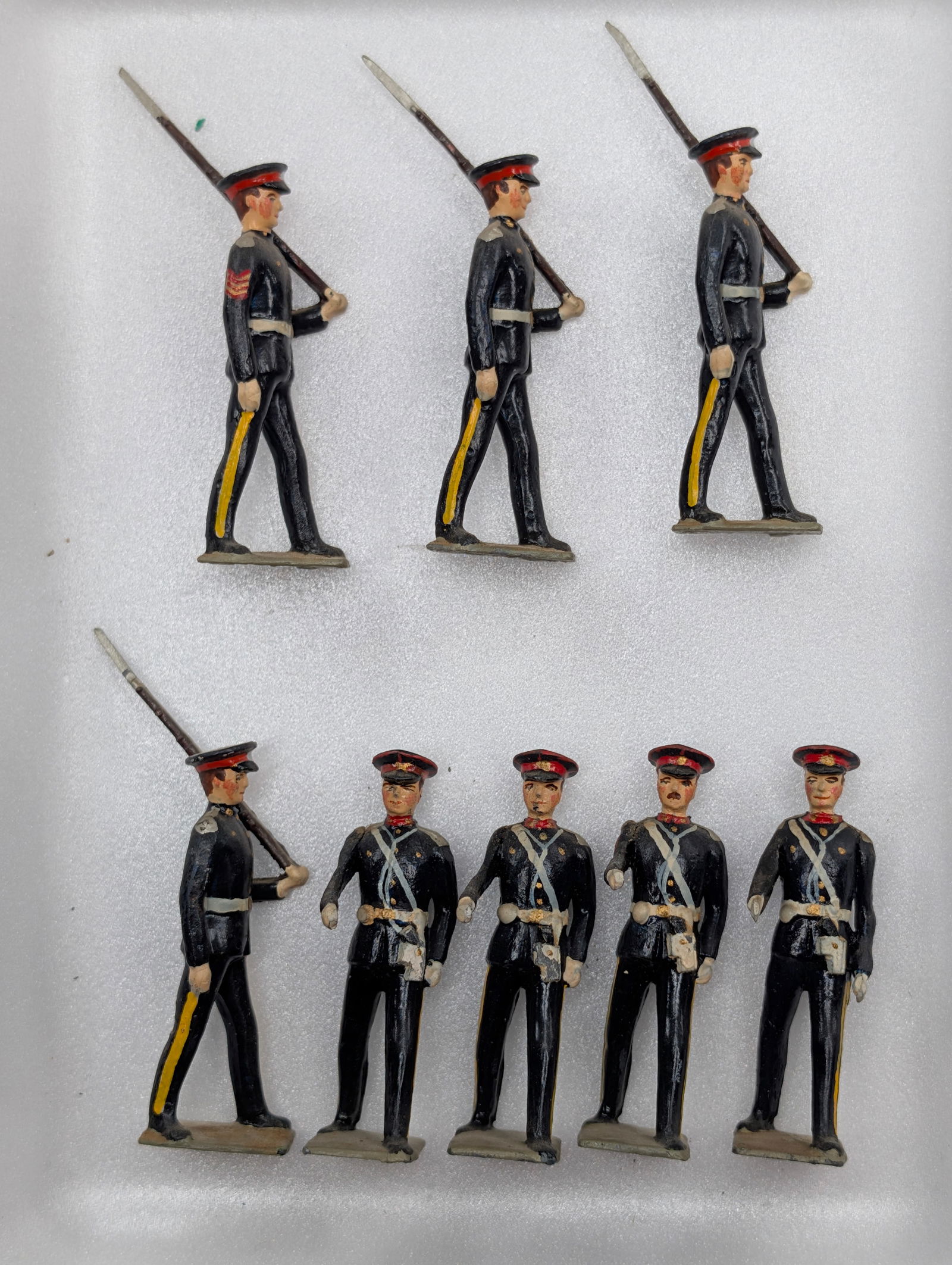 8-PIECE VINTAGE HAND PAINTED TOY SOLDIERS (1 of 4)