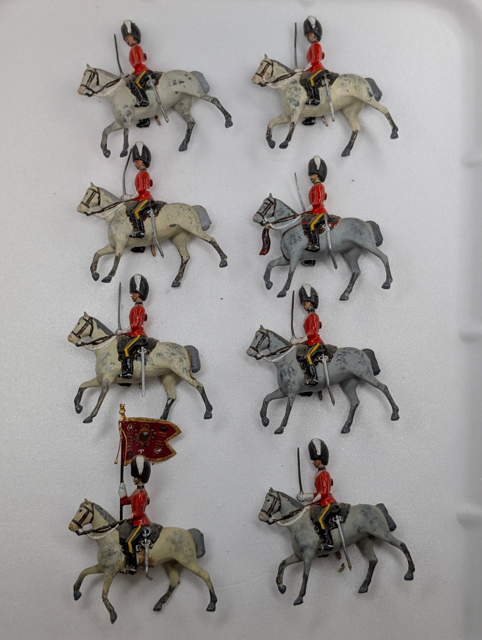 SET OF 8 VINTAGE BRITAIN HORSES REPAINTED (1 of 4)