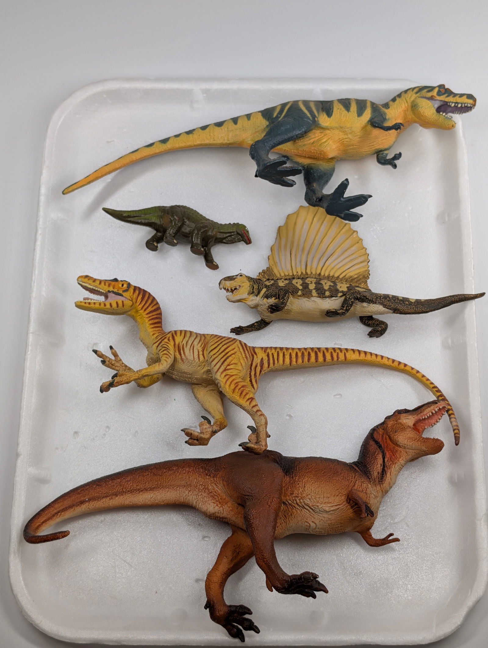 VARIOUS COLLECTIBLE PLASTIC DINOSAURS (1 of 5)