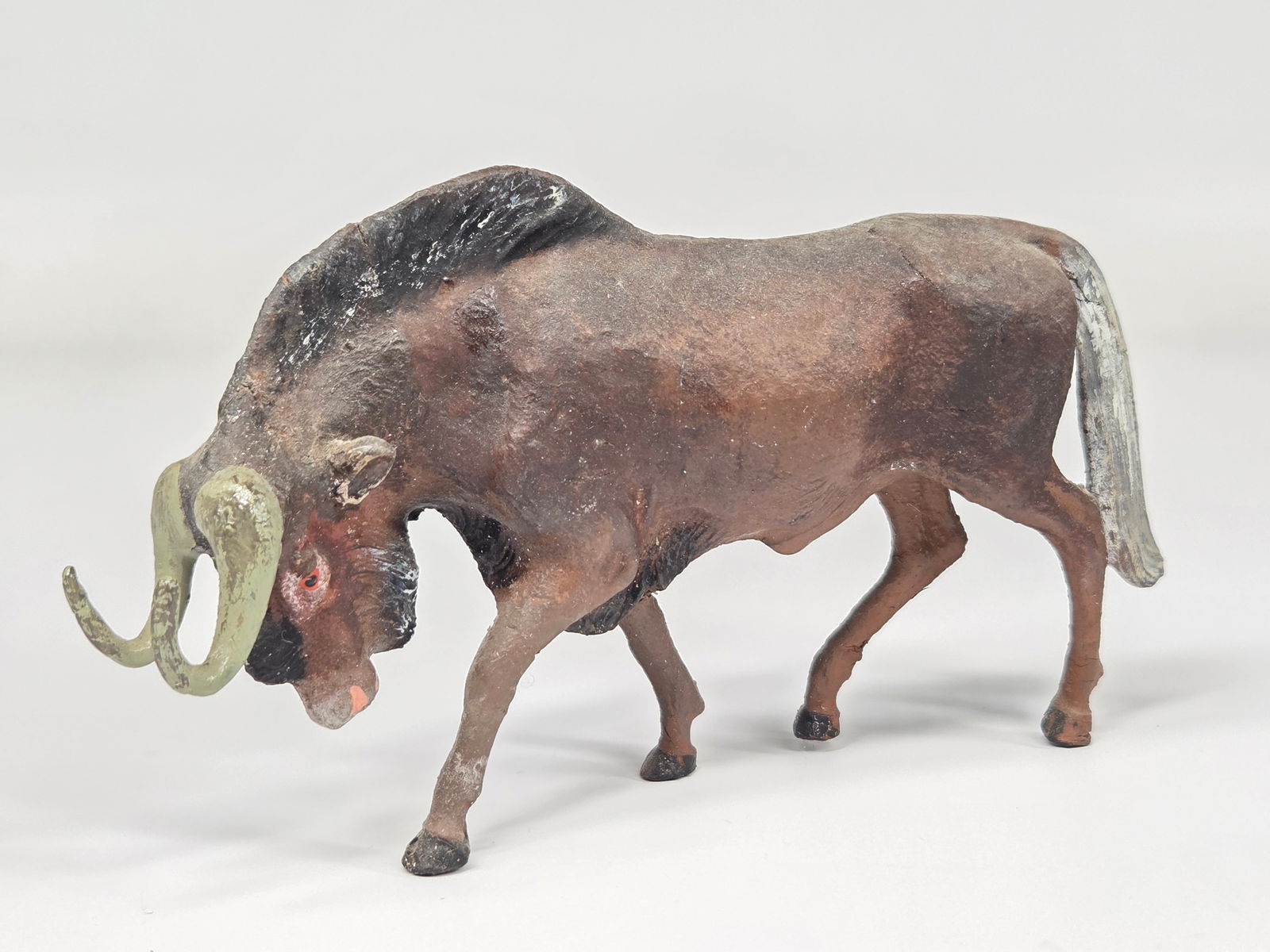 3) ANTIQUE GERMAN COMPOSITION ANIMALS - 6