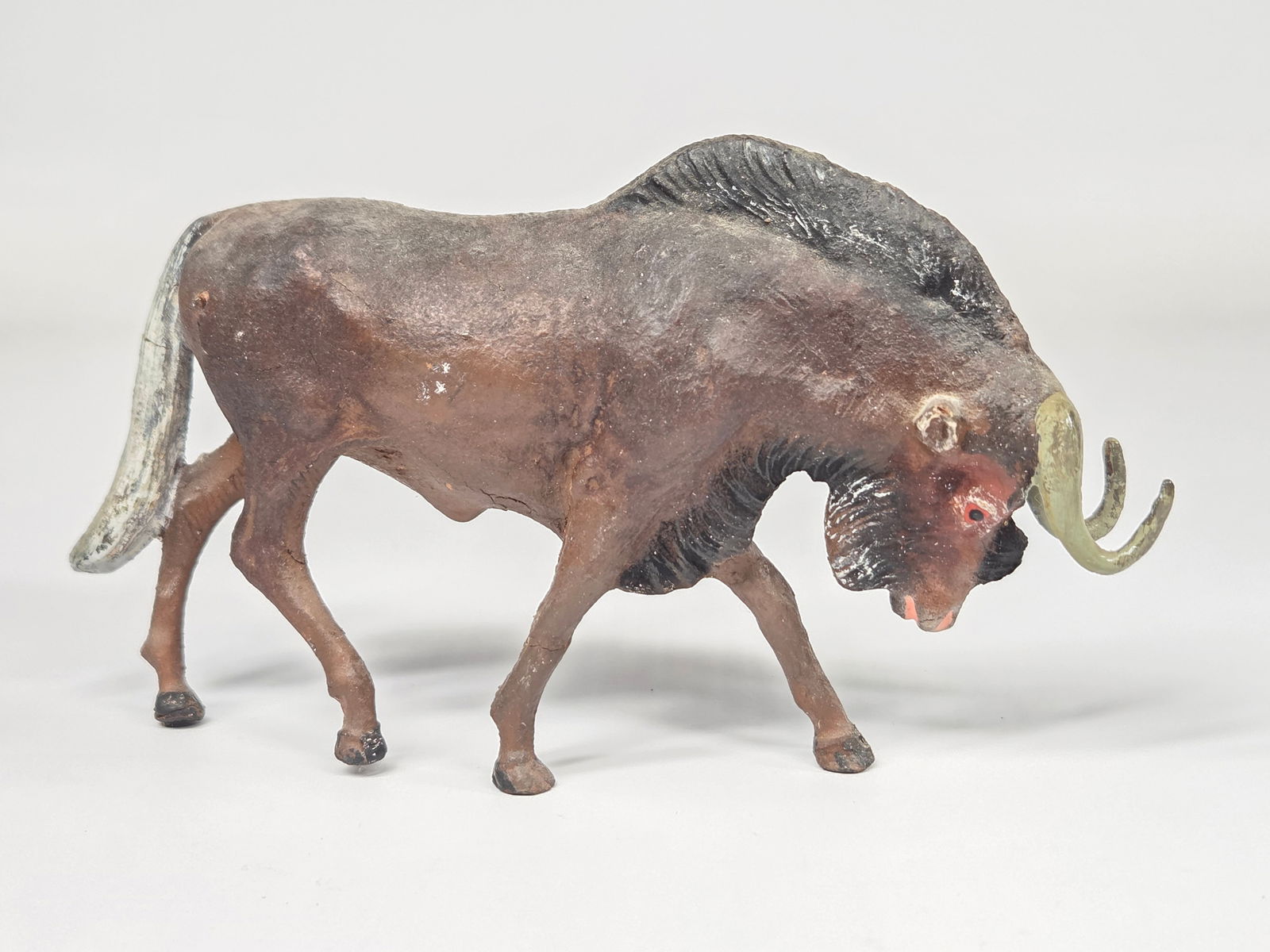 3) ANTIQUE GERMAN COMPOSITION ANIMALS - 7