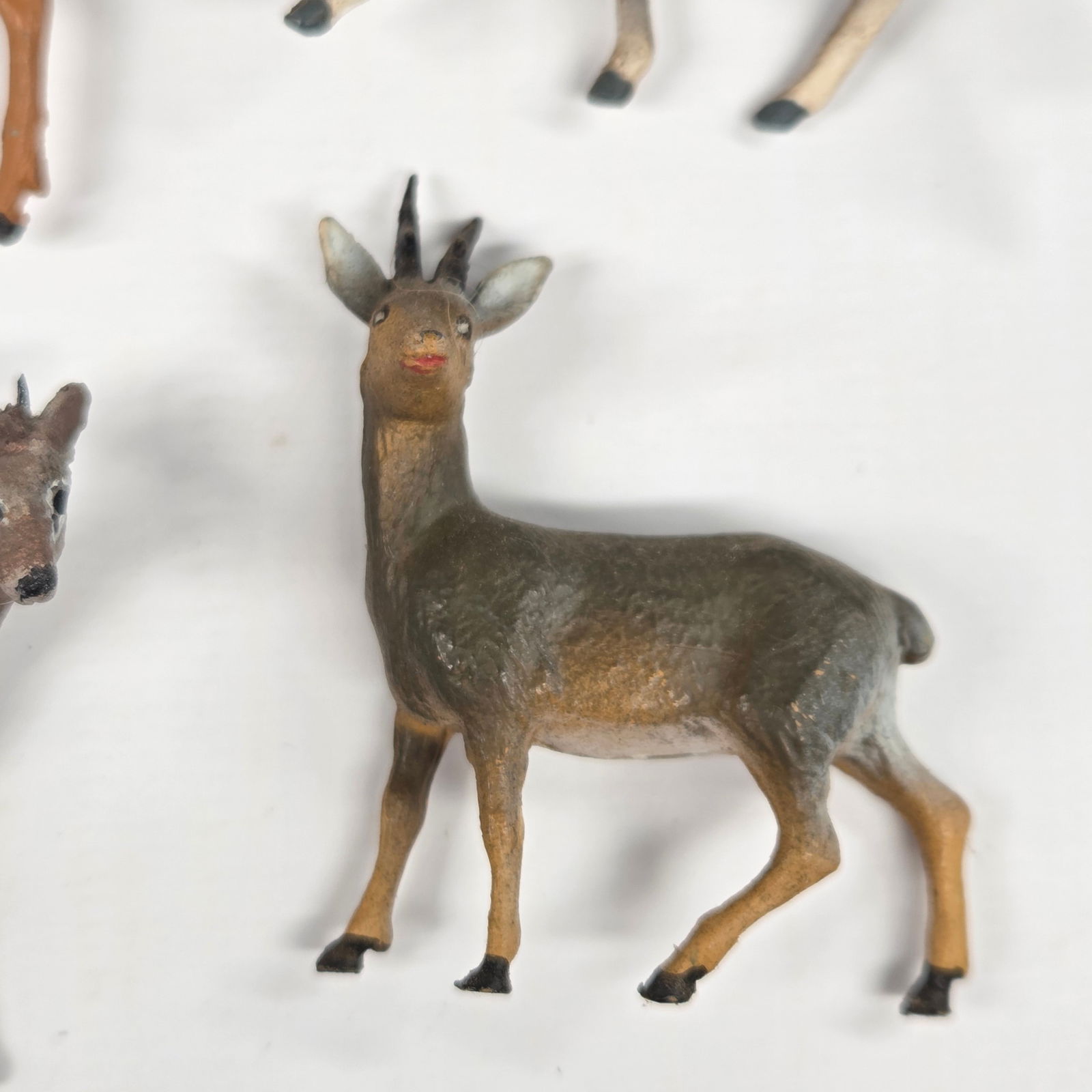 VARIOUS ANTIQUE COMPOSITION ANIMALS RABBITS - 4