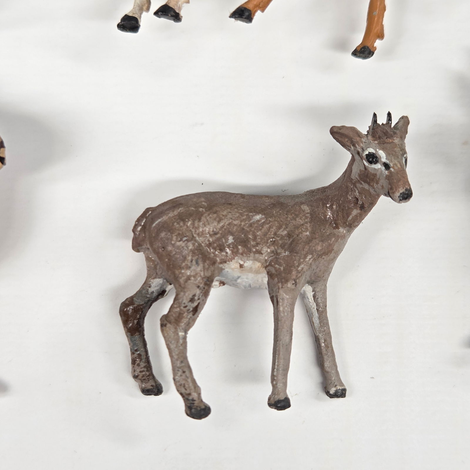 VARIOUS ANTIQUE COMPOSITION ANIMALS RABBITS - 7