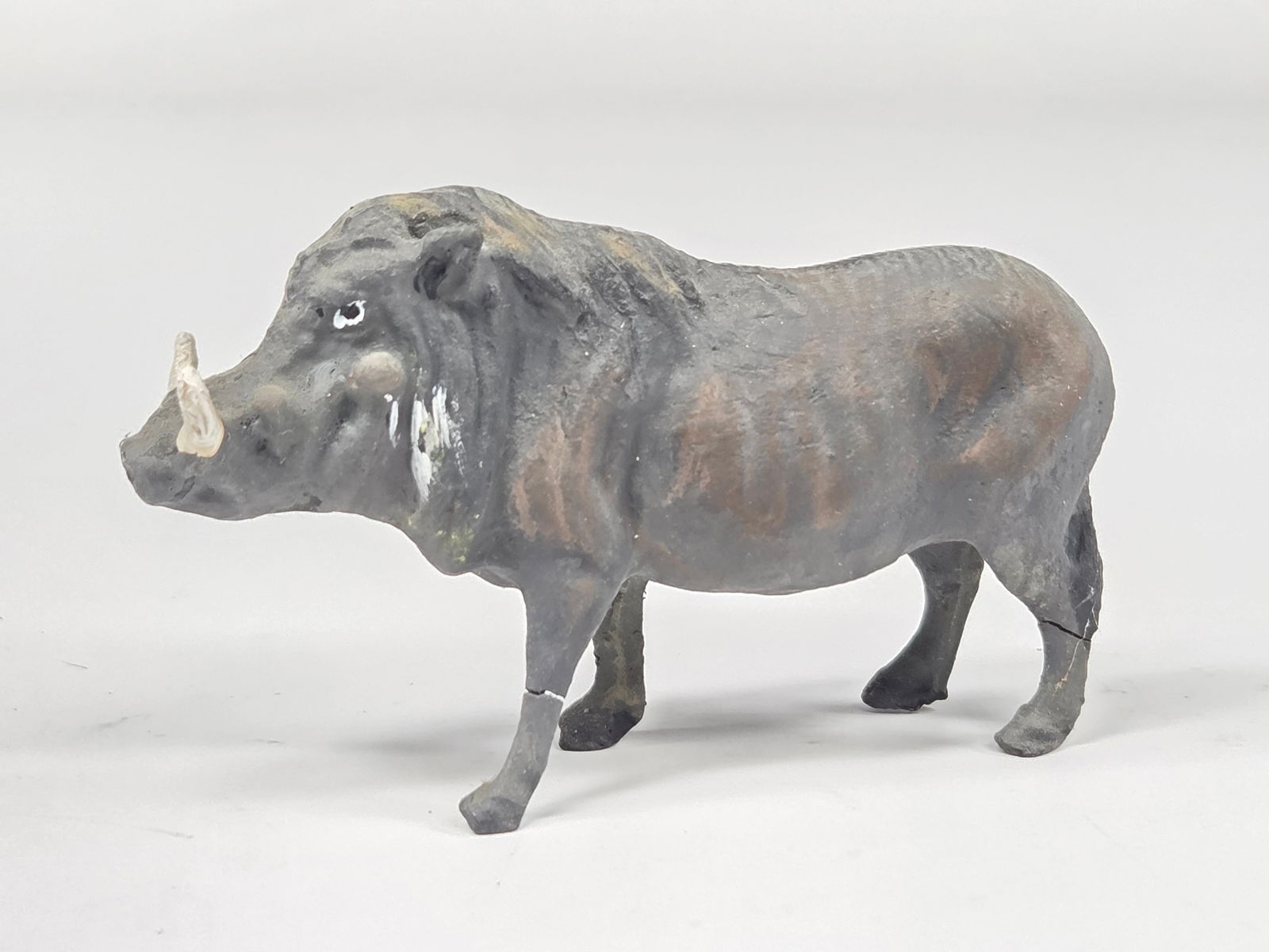 3) ANTIQUE GERMAN COMPOSITION ANIMALS - 7