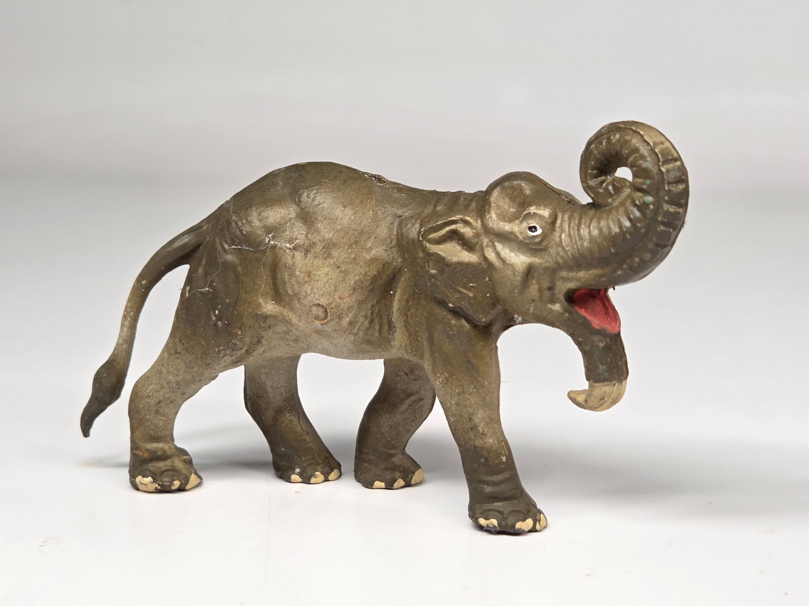 3) ANTIQUE GERMAN COMPOSITION ANIMALS - 4
