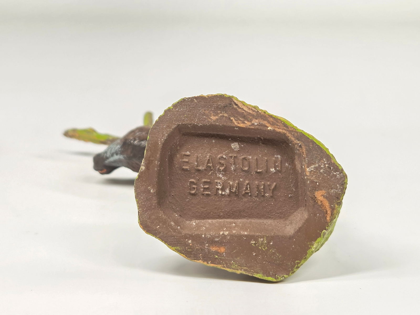 ANTIQUE ELASTOLIN GERMAN COMPOSITION SLOTH - 4