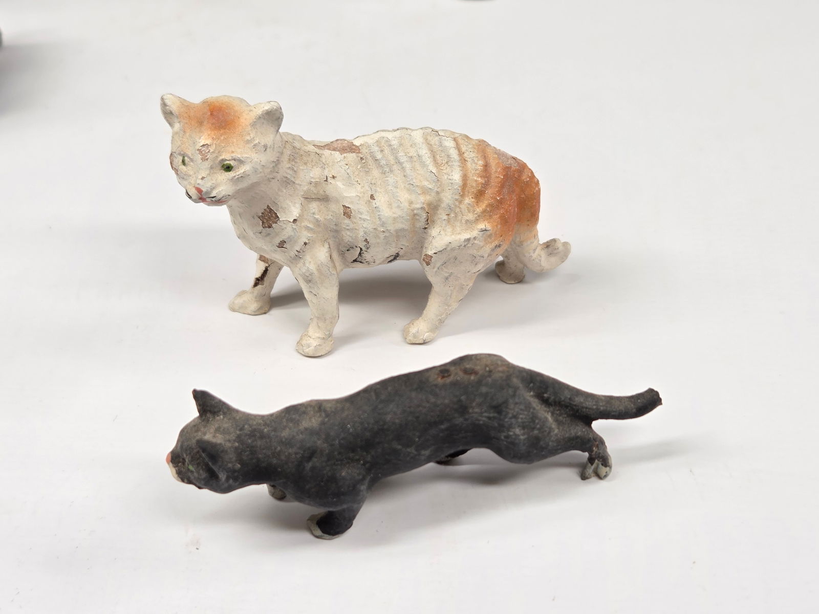 6) ANTIQUE GERMAN COMPOSITION ANIMALS - 2