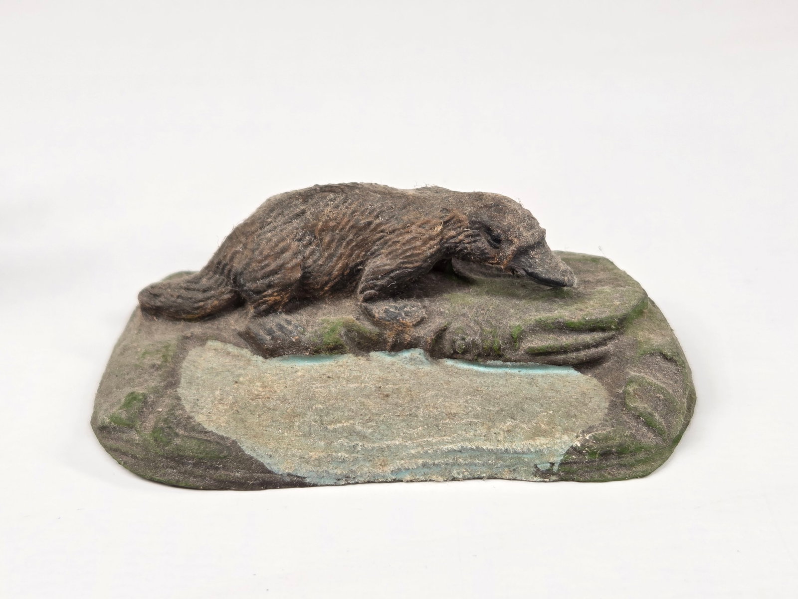 7) ANTIQUE GERMAN COMPOSITION ANIMALS - 10