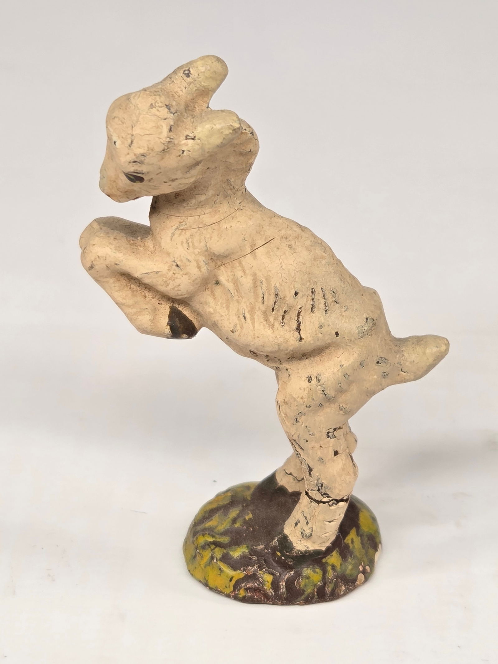 4) ANTIQUE GERMAN COMPOSITION ANIMALS - 6