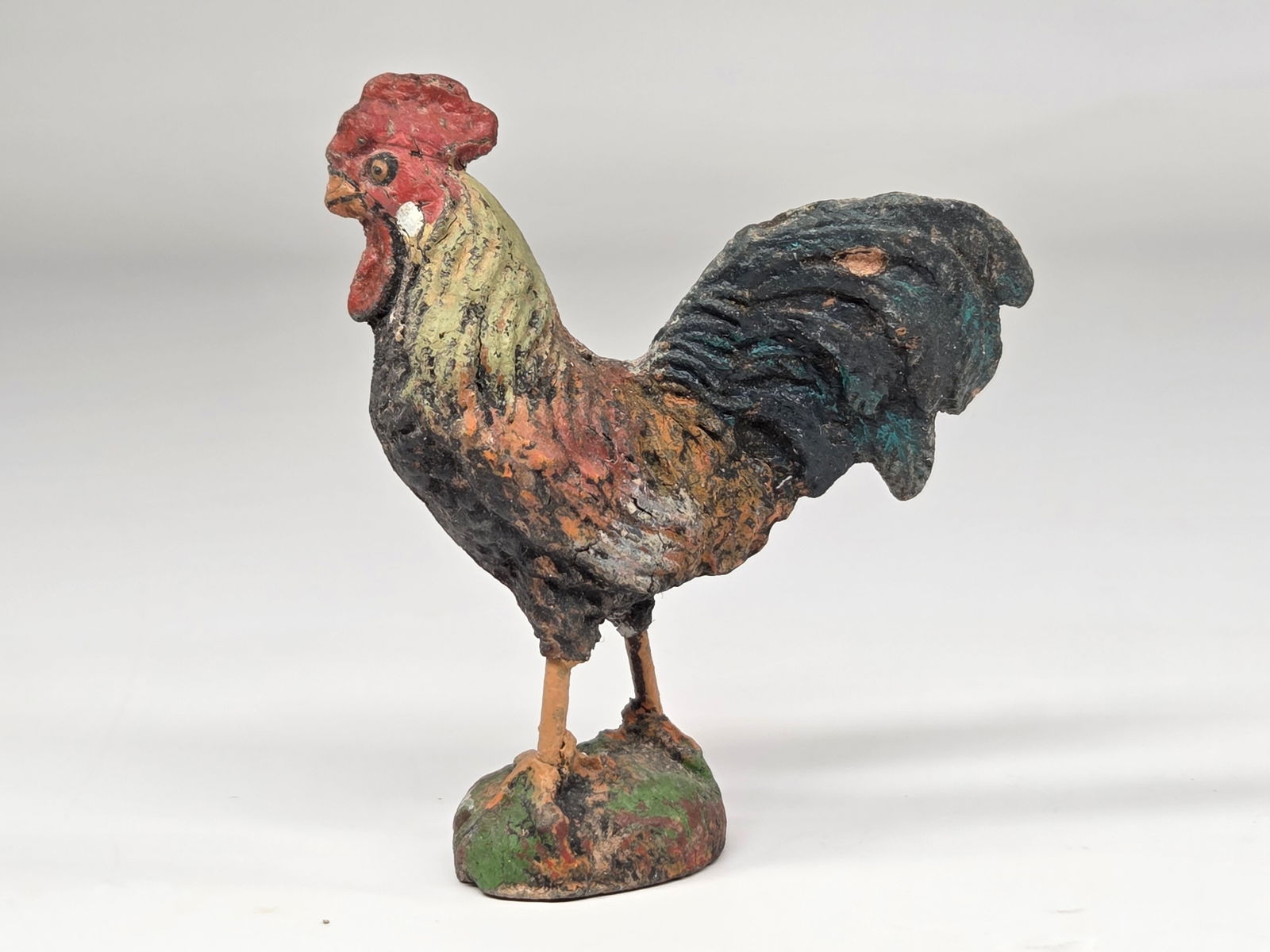 4) ANTIQUE GERMAN COMPOSITION ANIMALS - 9