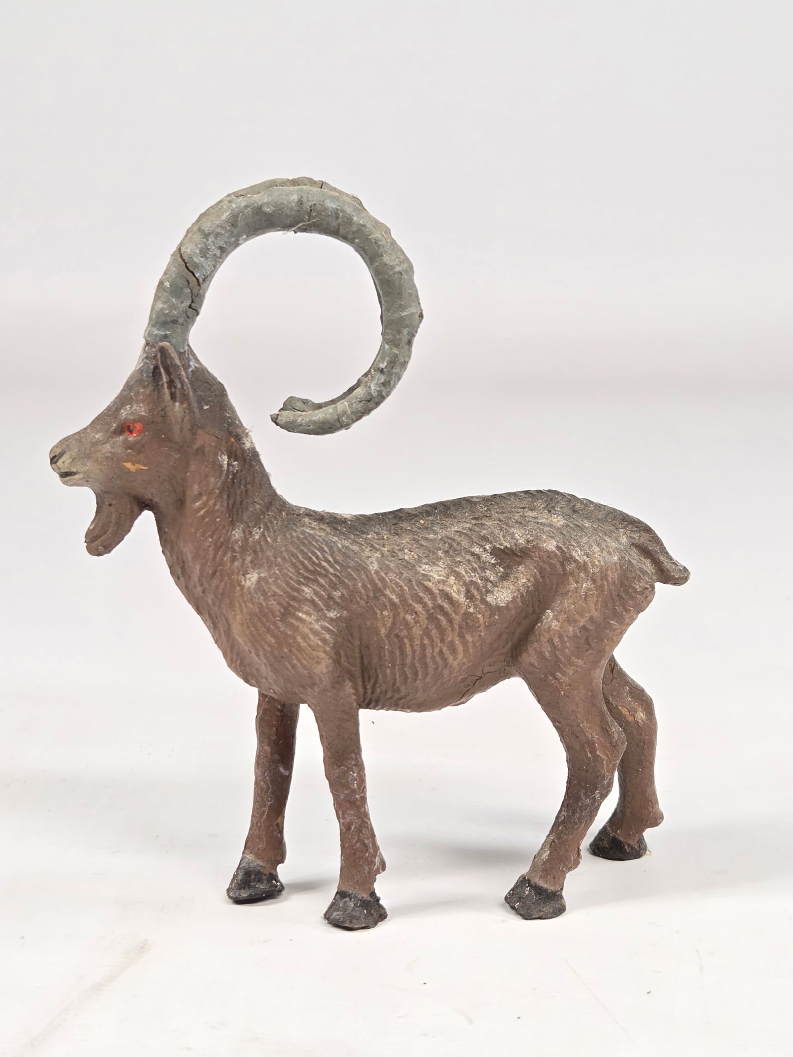 3) ANTIQUE GERMAN COMPOSITION ANIMALS - 6