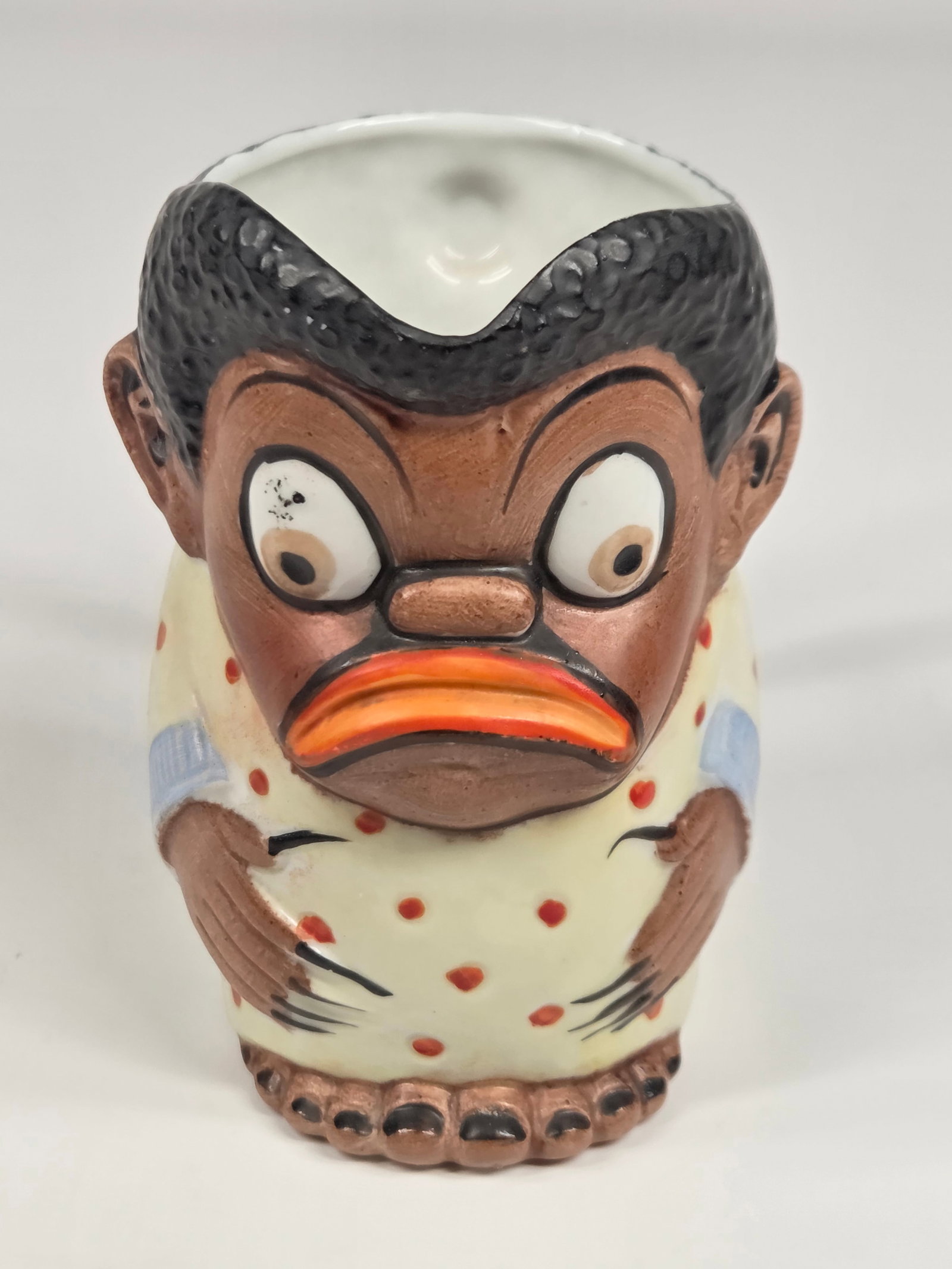 SCHAFER VATER BLACK AMERICANA 4" CREAMER PITCHER (1 of 6)