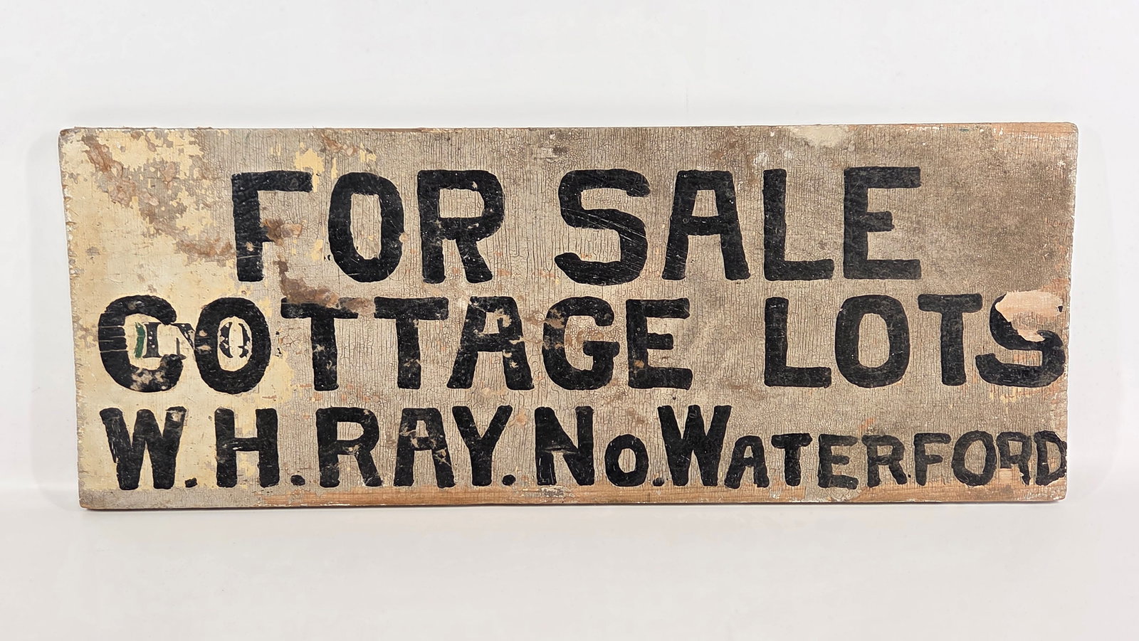 PRIMITIVE ANTIQUE COTTAGE LOTS FOR SALE WOOD SIGN (1 of 4)