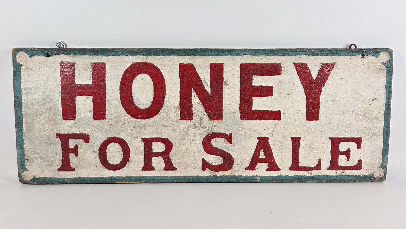 ANTIQUE PRIMITIVE HONEY FOR SALE PAINTED WOOD SIGN (1 of 5)