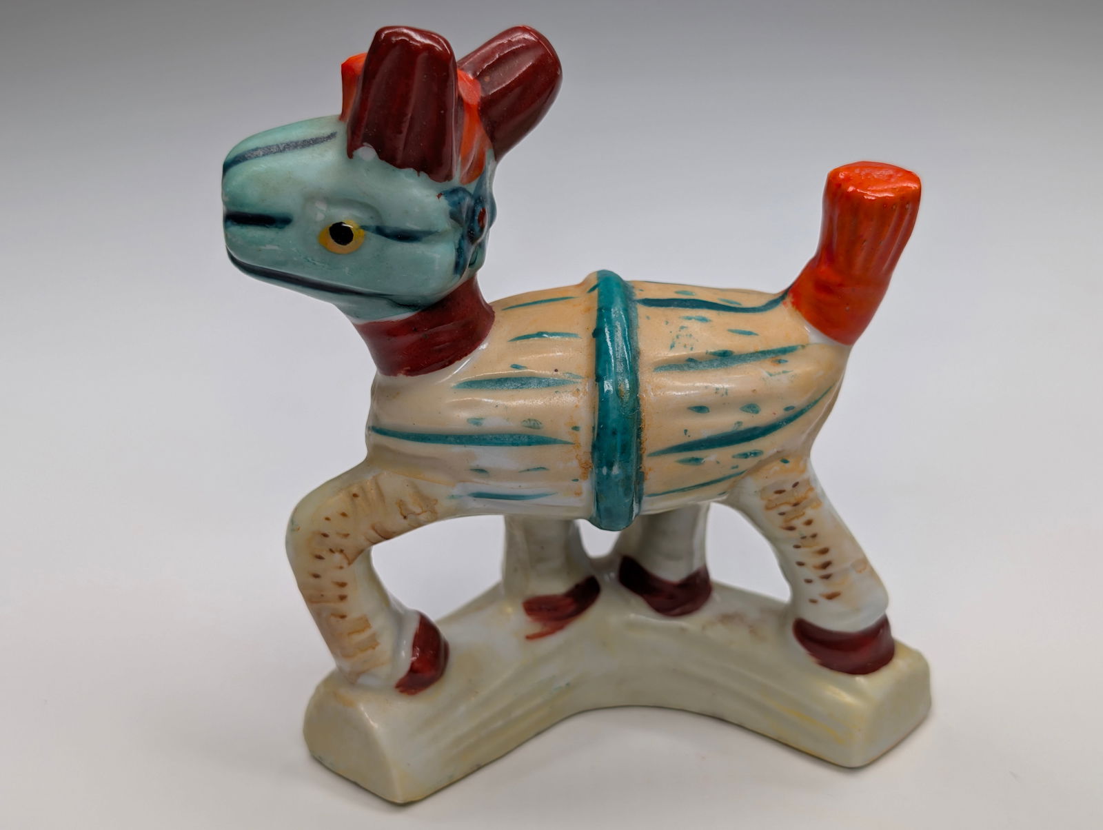 VINTAGE JAPAN ANTHROPOMORPHIC VEGETABLE DONKEY FIGURE (1 of 5)
