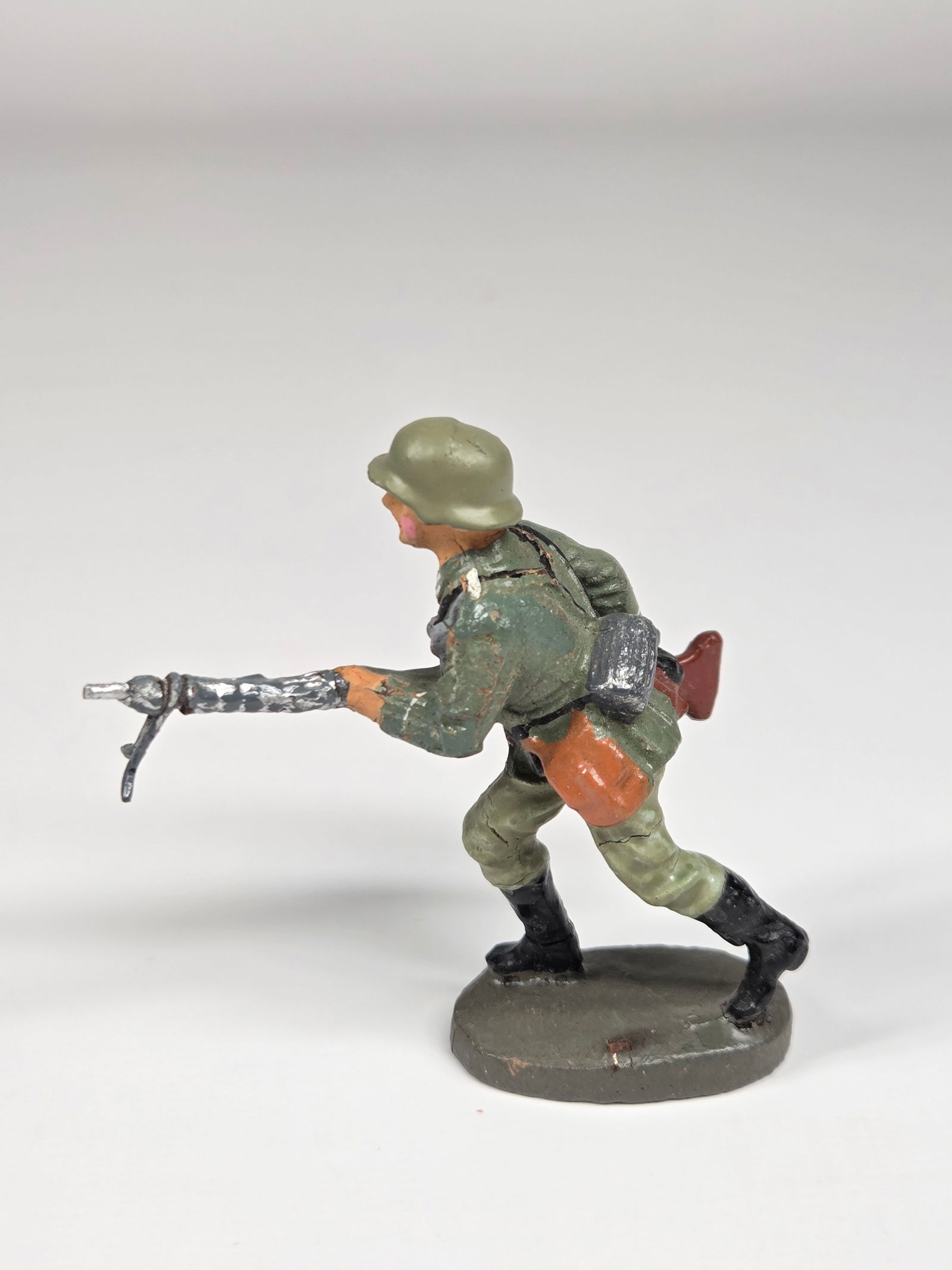 GERMAN ELASTOLIN COMPOSITION SOLDIERS W/ MACHINE GUNS - 3