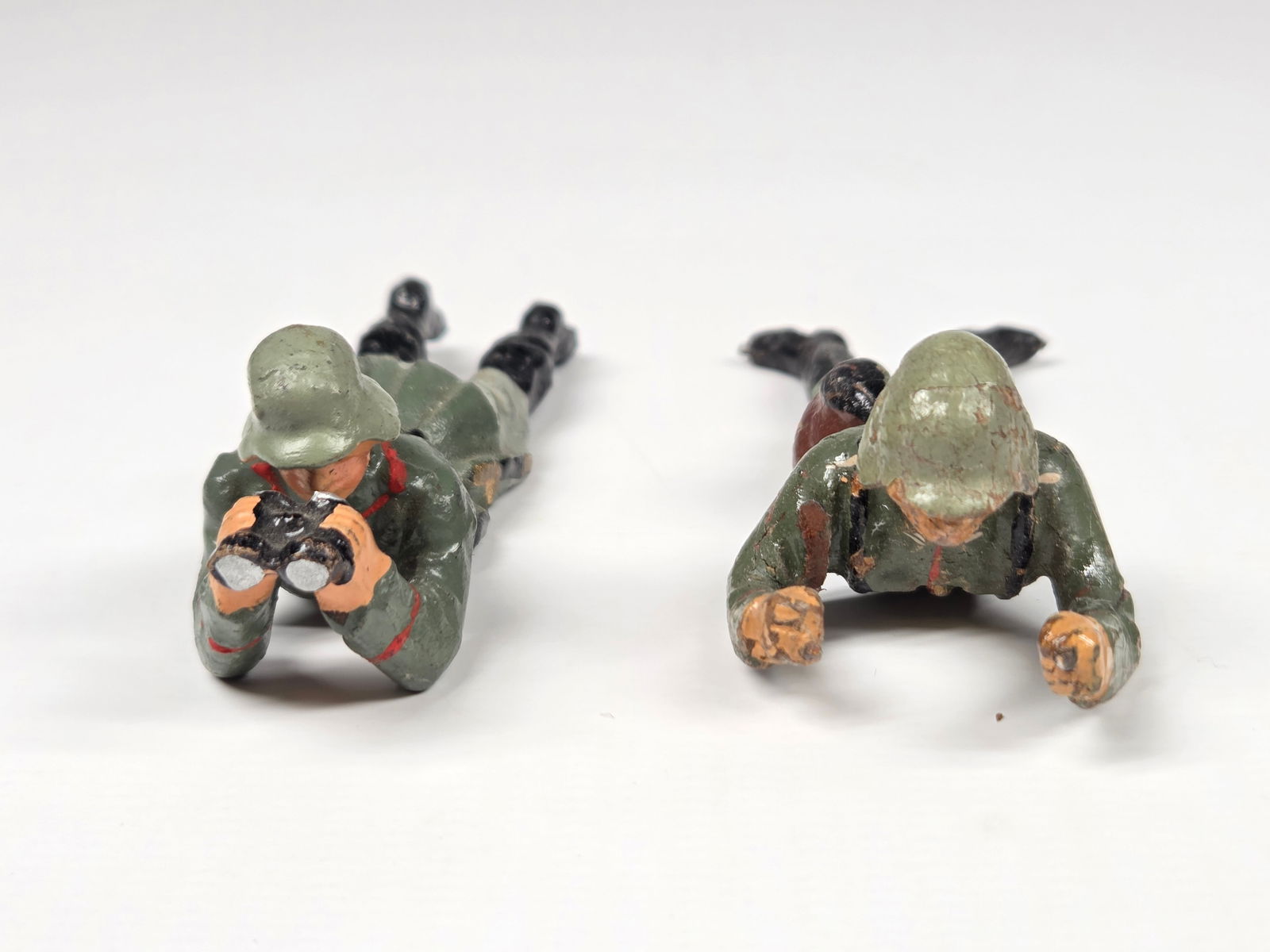 GERMAN ELASTOLIN COMPOSITION SOLDIERS W/ MACHINE GUNS - 4