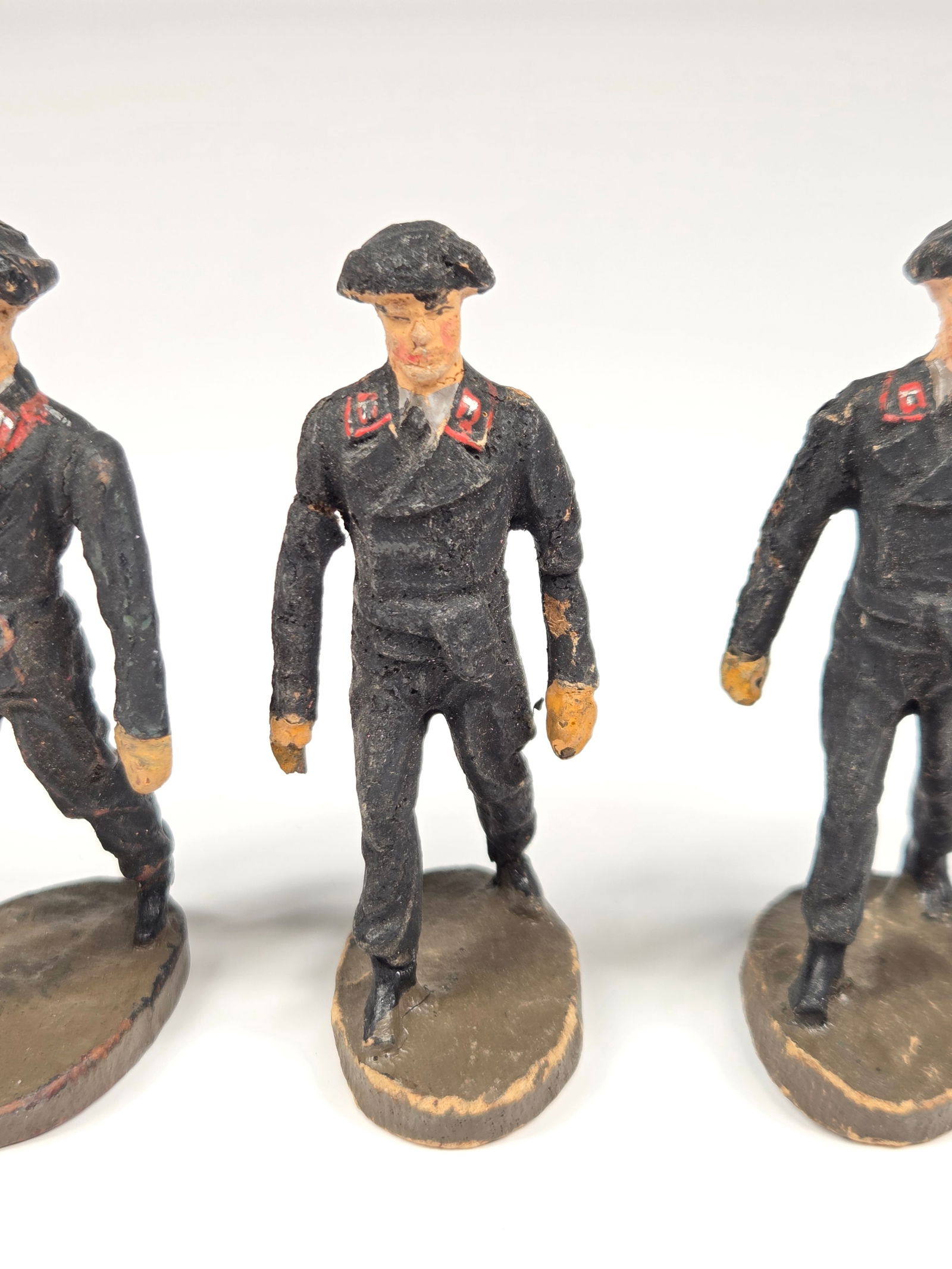 3) GERMAN ELASTOLIN COMPOSITION SOLDIERS - 3