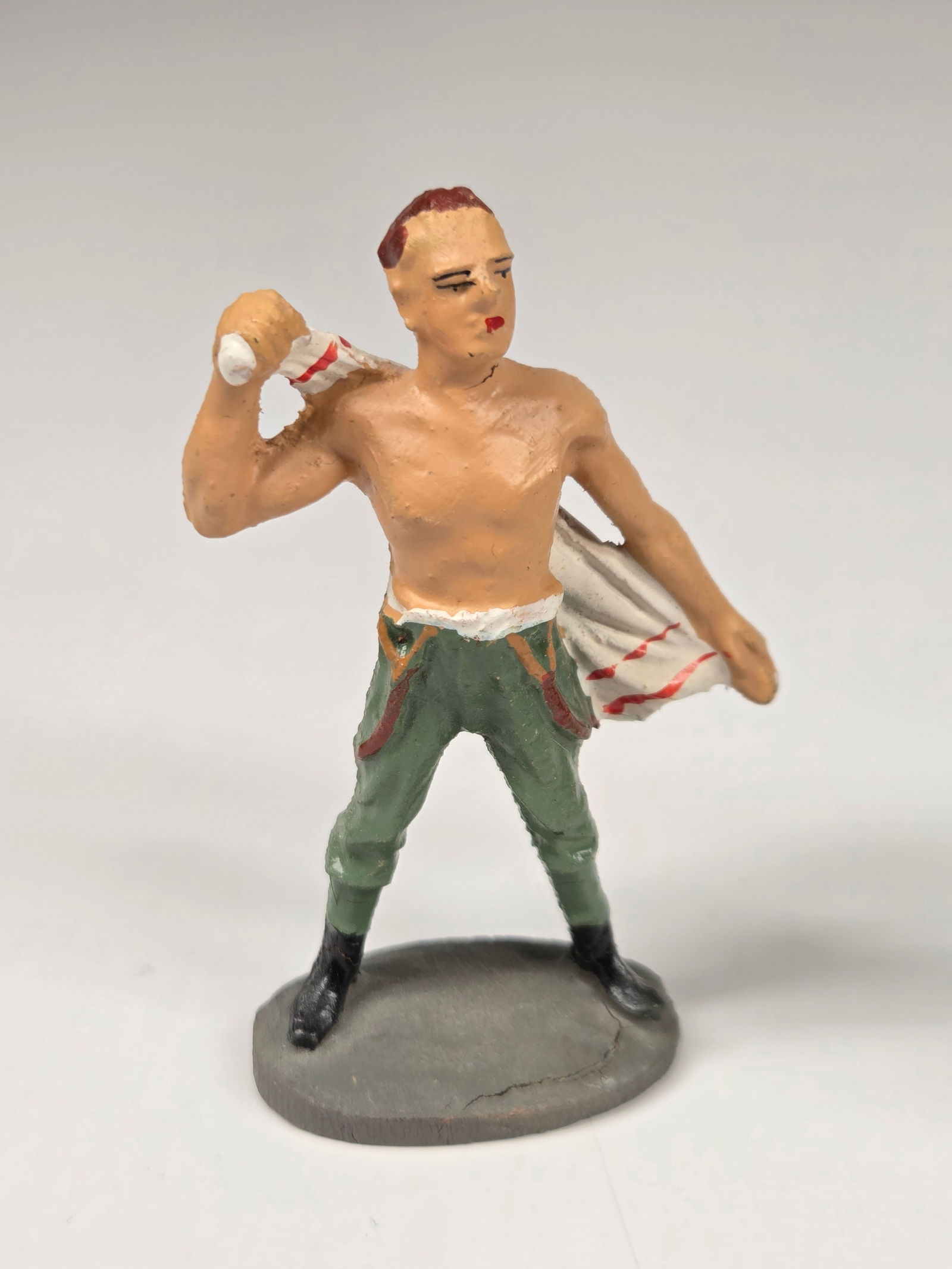 4) GERMAN ELASTOLIN COMPOSITION SOLDIERS - 5