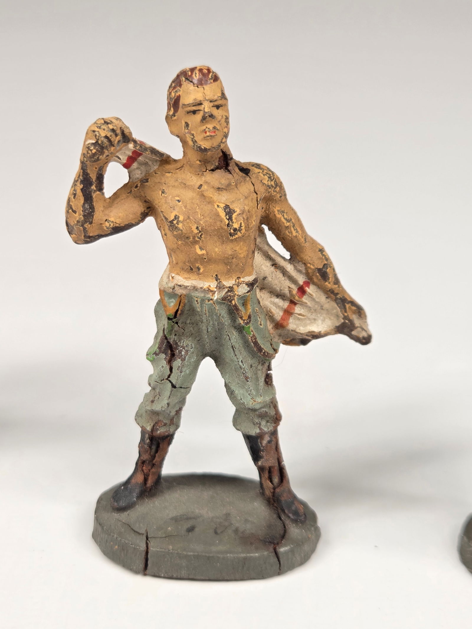 4) GERMAN ELASTOLIN COMPOSITION SOLDIERS - 6