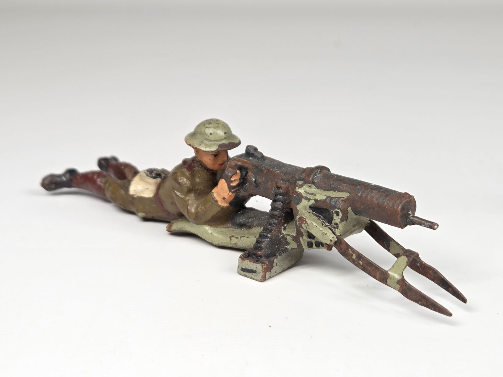 4) GERMAN LINEOL ELASTOLIN SOLDIERS - 4