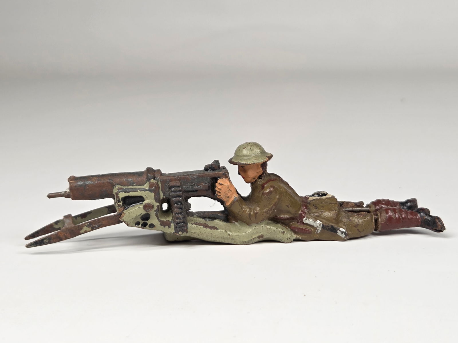 4) GERMAN LINEOL ELASTOLIN SOLDIERS - 5