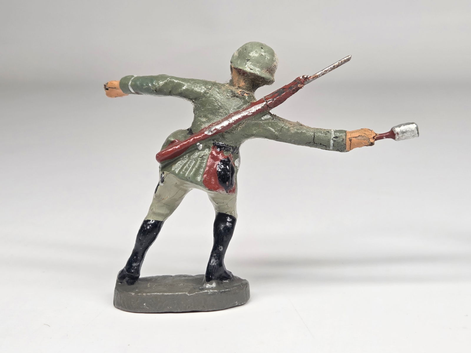 4) GERMAN ELASTOLIN COMPOSITION SOLDIERS - 4