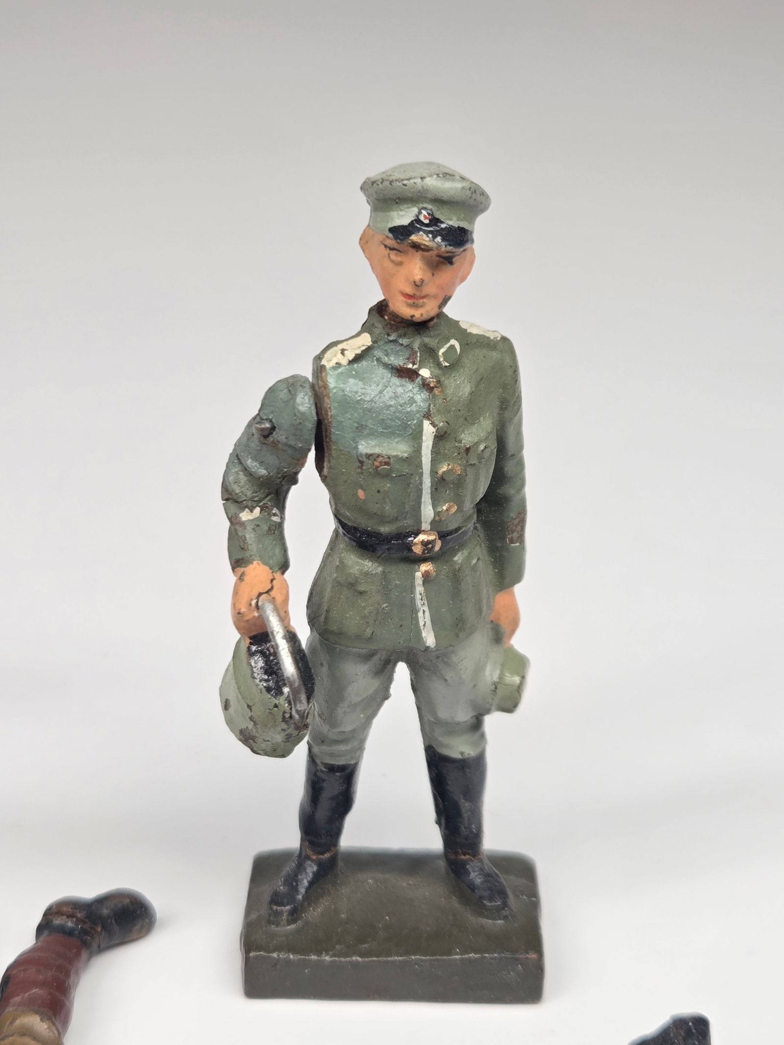 6) GERMAN LINEOL ELASTOLIN COMPOSITION SOLDIERS - 2