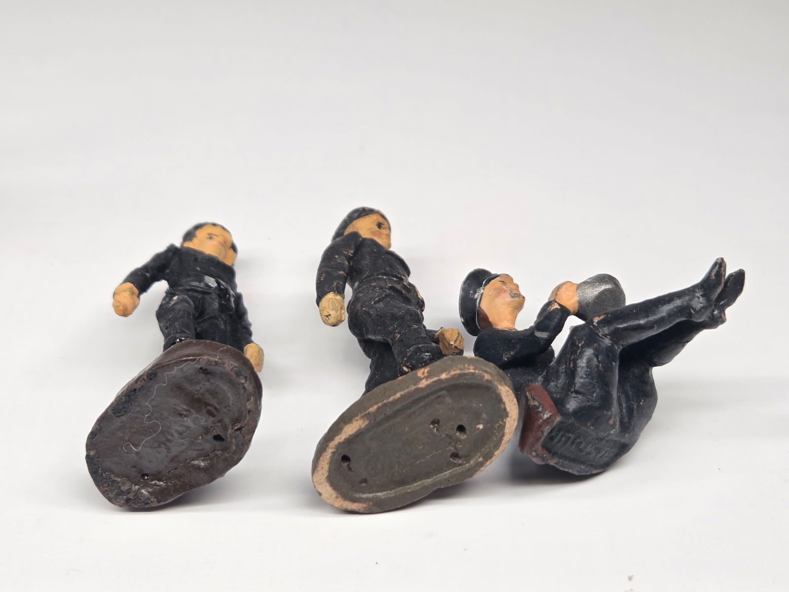 5) GERMAN ELASTOLIN COMPOSITION SOLDIERS - 4