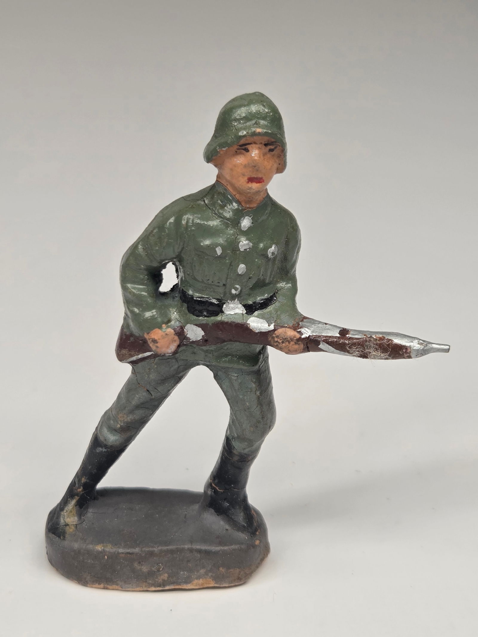 5) GERMAN ELASTOLIN COMPOSITION SOLDIERS - 8