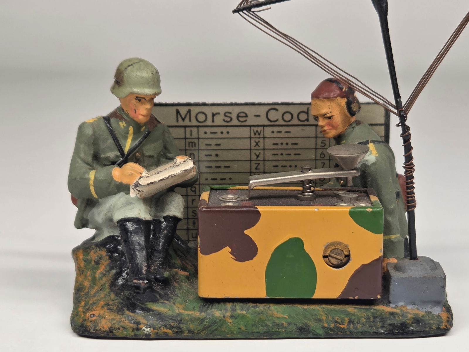 GERMAN ELASTOLIN MORSE CODE SOLDIERS - 2
