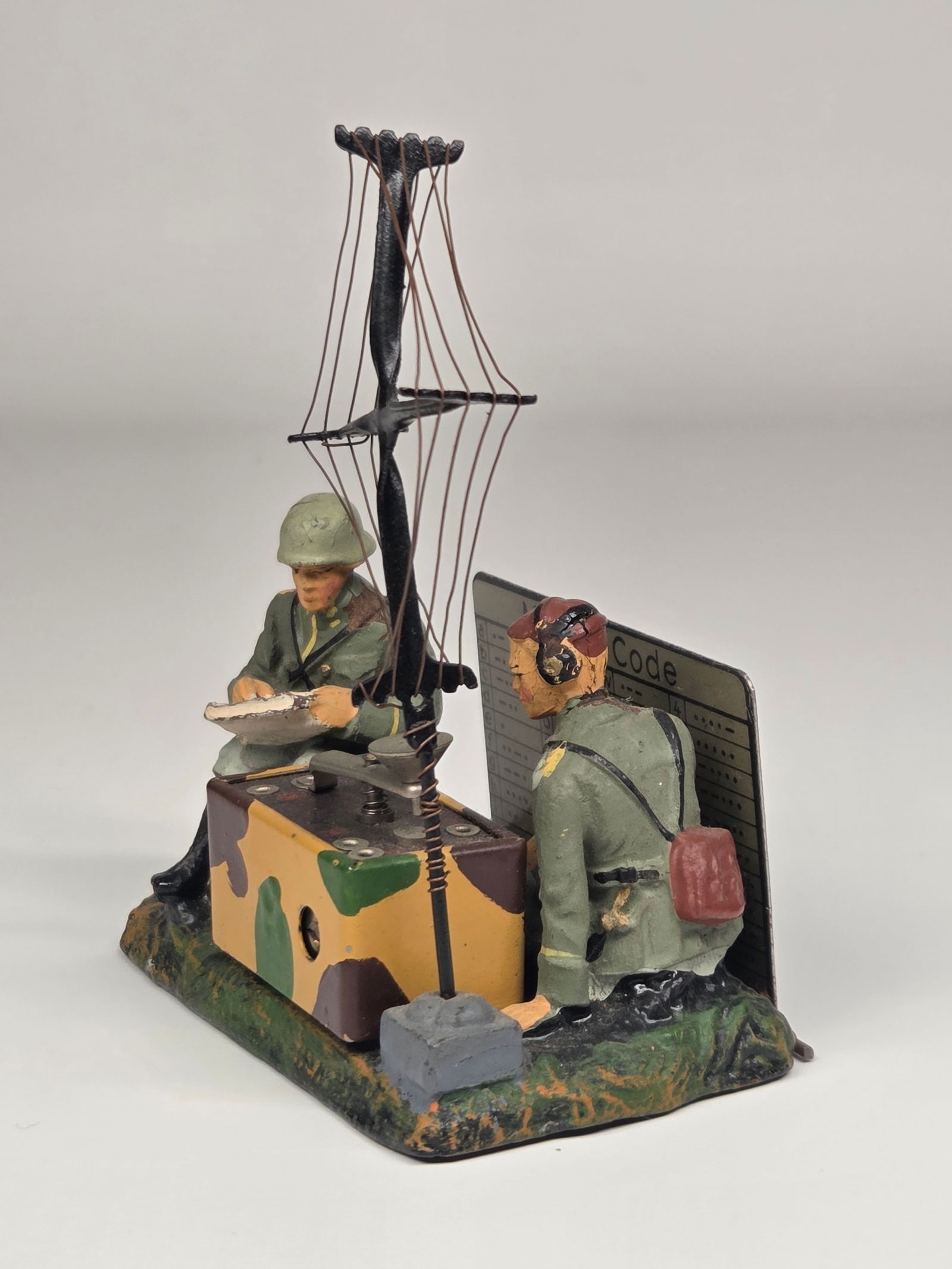 GERMAN ELASTOLIN MORSE CODE SOLDIERS - 5