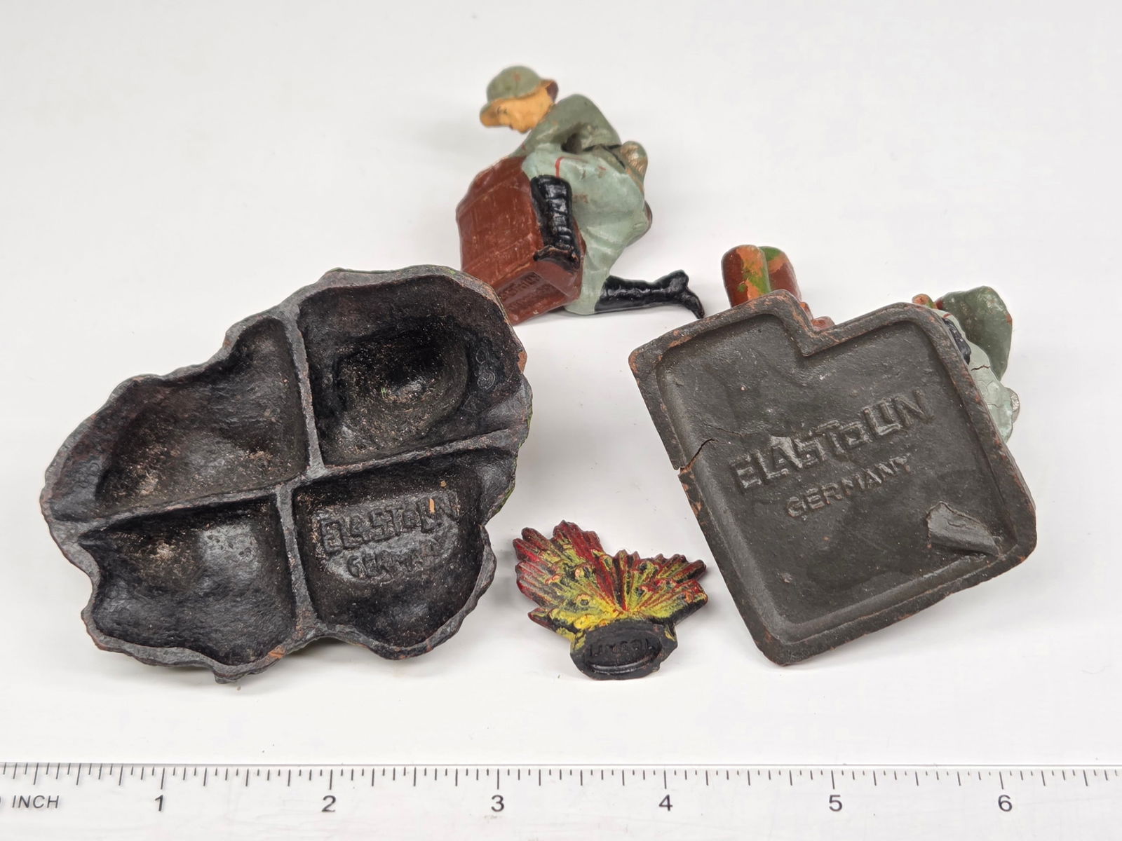 GERMAN ELASTOLIN COMPOSITION EXPLOSION, MORTAR + - 12