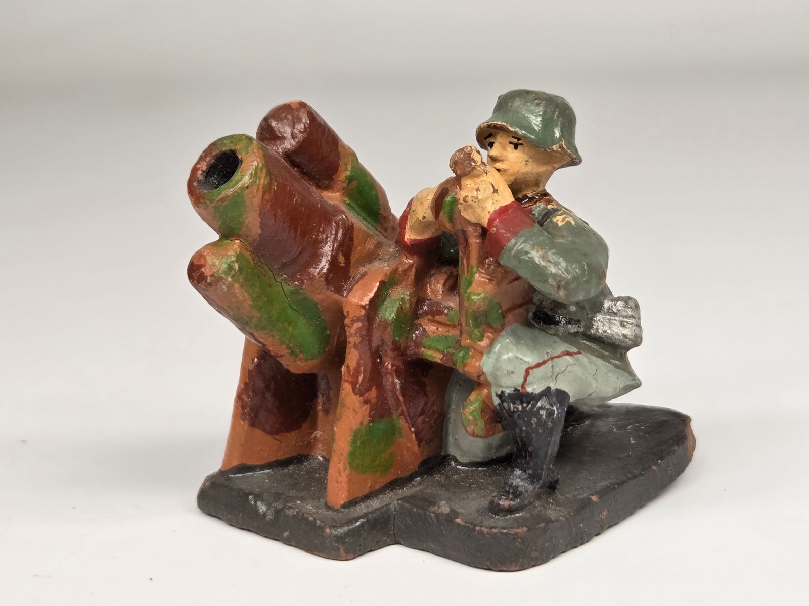 GERMAN ELASTOLIN COMPOSITION EXPLOSION, MORTAR + - 6