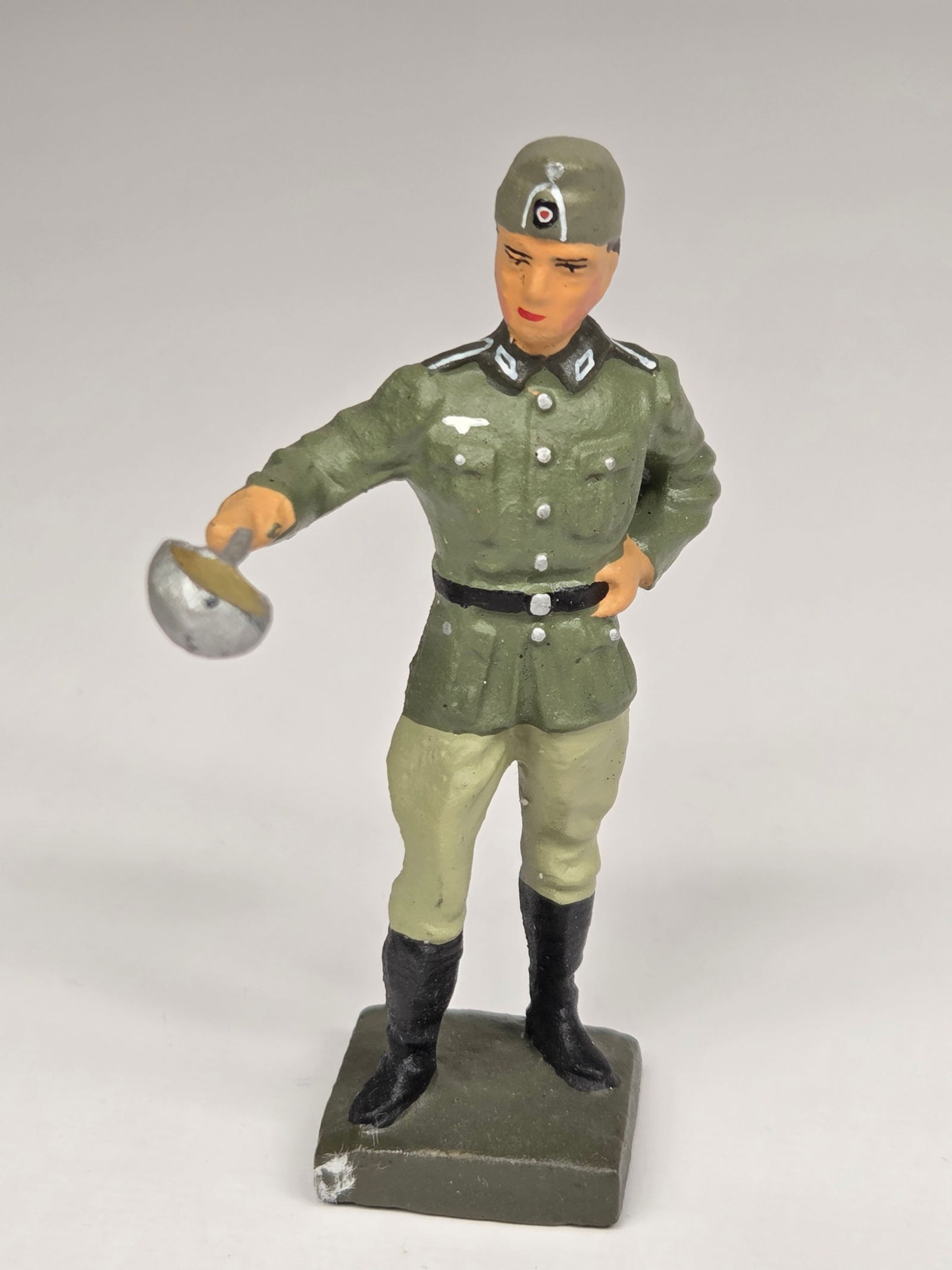 GERMAN ELASTOLIN COMPOSITION CAMP FIRE CREW - 6