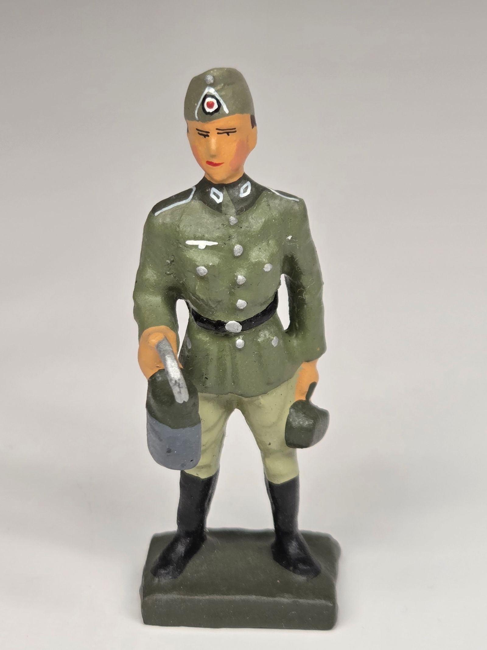 GERMAN ELASTOLIN COMPOSITION CAMP FIRE CREW - 7