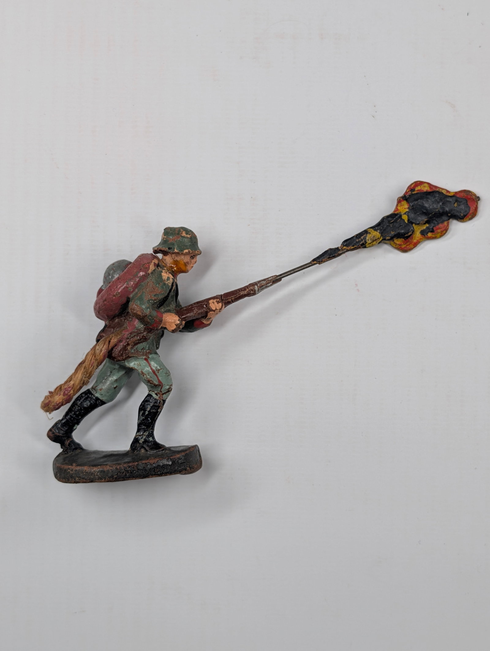 GERMAN ELASTOLIN COMPOSITION FLAME THROWER (1 of 6)