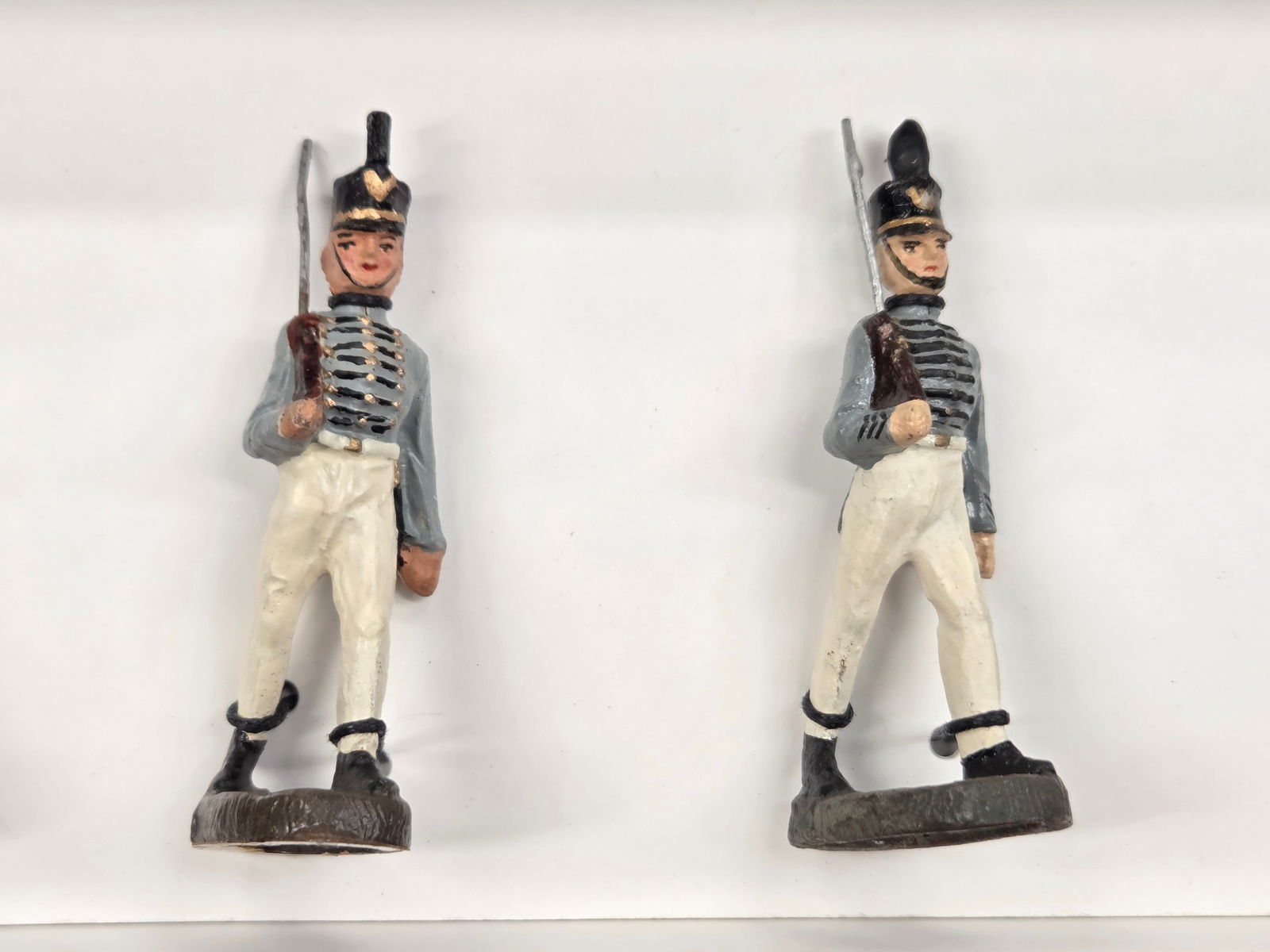 4) GERMAN ELASTOLIN COMPOSITION WEST POINT SOLDIERS - 3