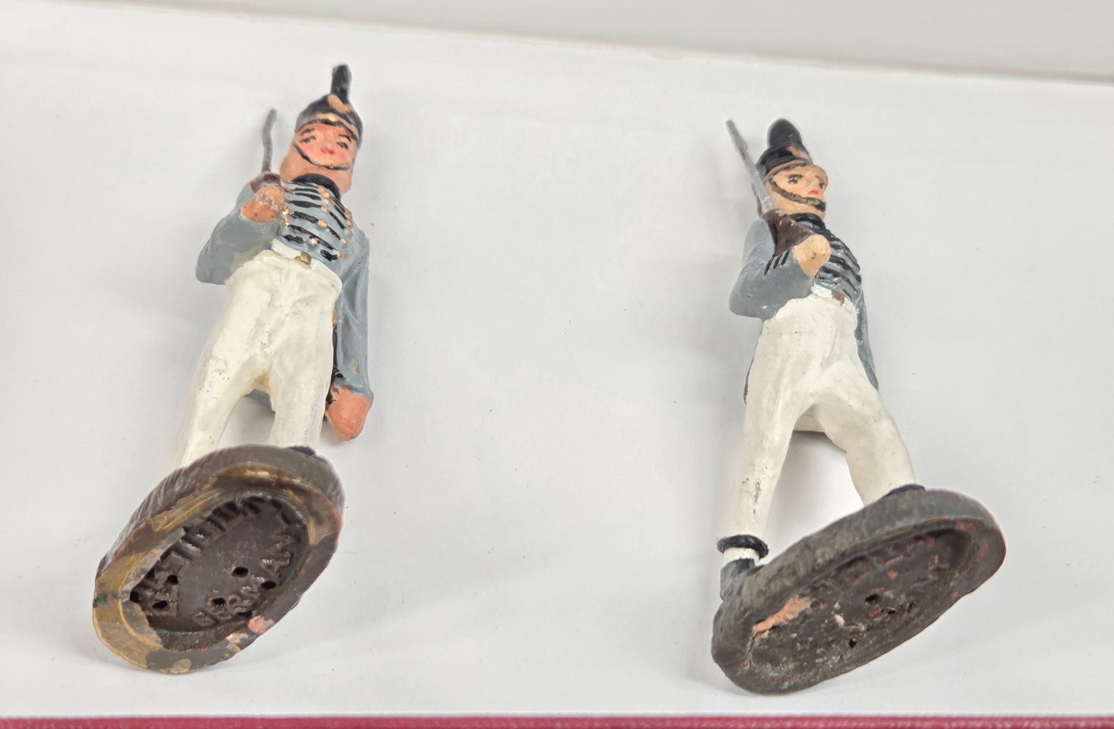 4) GERMAN ELASTOLIN COMPOSITION WEST POINT SOLDIERS - 5