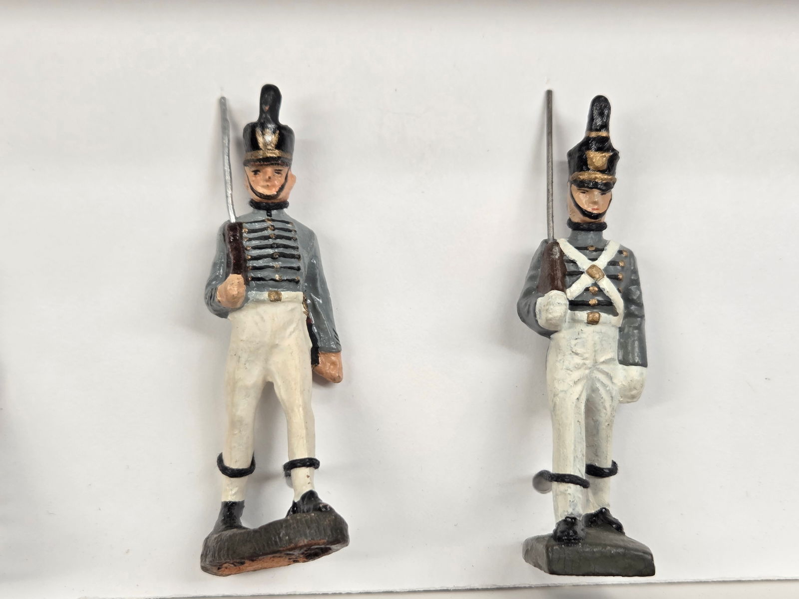 4) GERMAN ELASTOLIN COMPOSITION WEST POINT SOLDIERS - 3