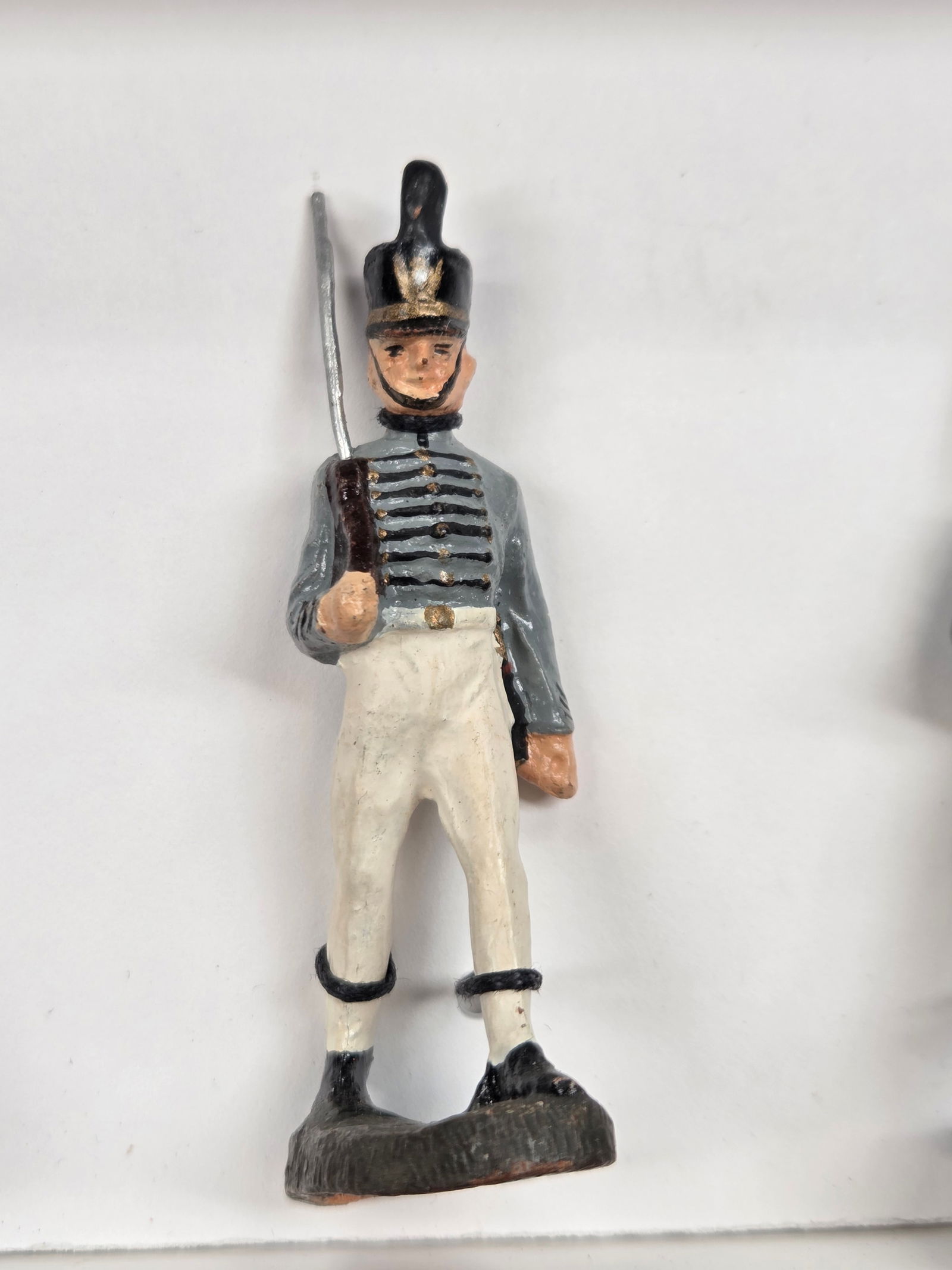 4) GERMAN ELASTOLIN COMPOSITION WEST POINT SOLDIERS - 4