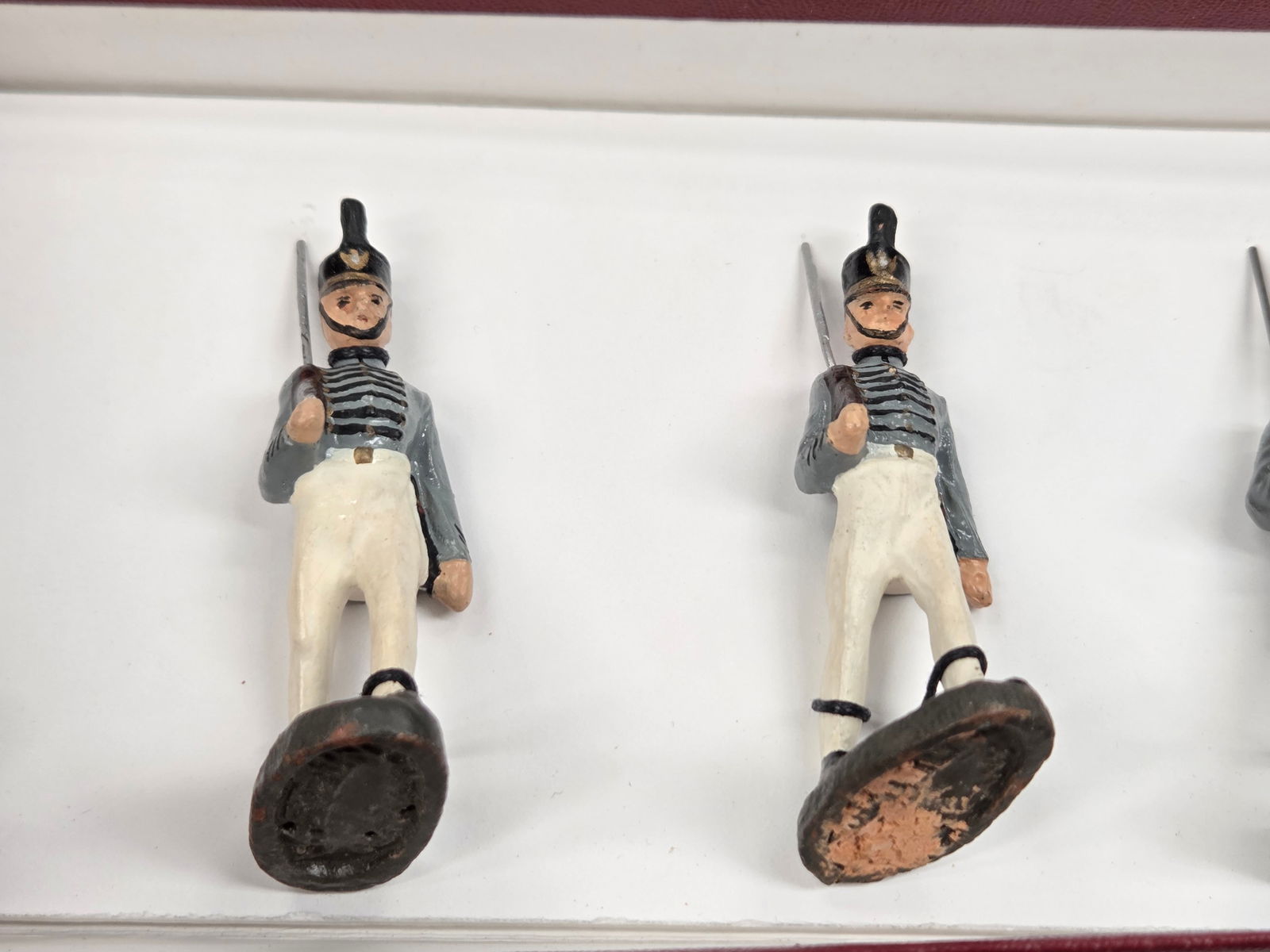 4) GERMAN ELASTOLIN COMPOSITION WEST POINT SOLDIERS - 5