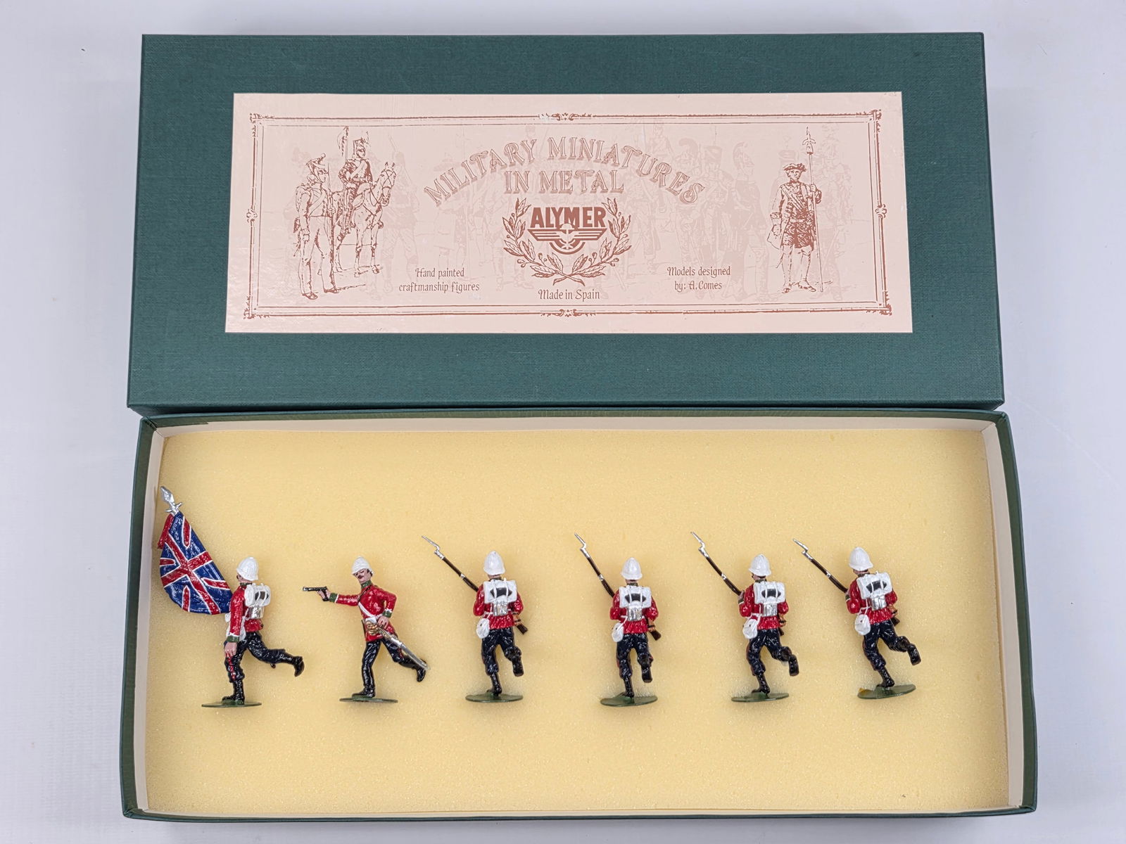 ALYMER MILITARY MINIATURES BRITISH 24TH FOOT REGT. (1 of 5)