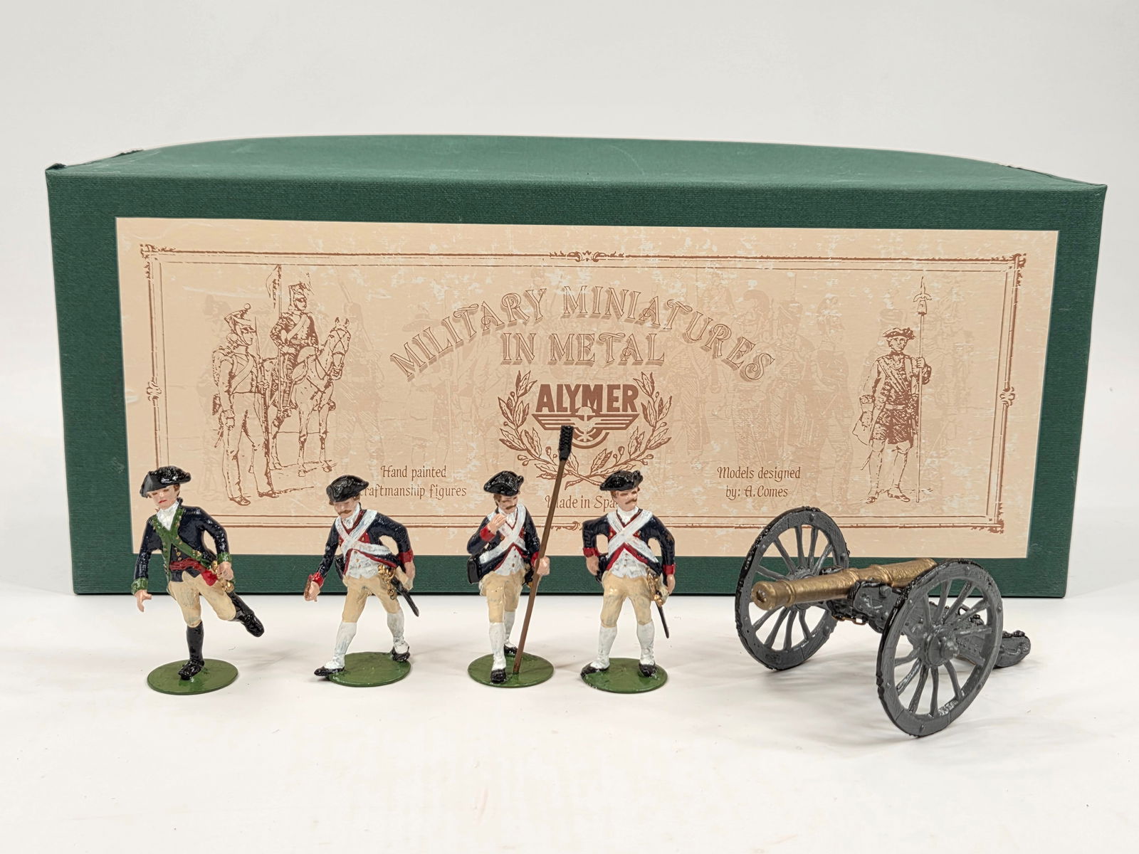 ALYMER MILITARY MINIATURES COLONEL KNOX ARTILLERY REGT. (1 of 5)