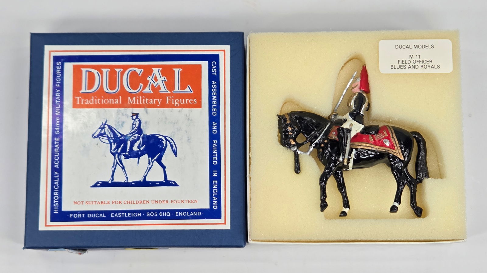 DUCAL MODELS M11 FIELD OFFICER BLUES & ROYALS: REMAINS IN VERY GOOD CONDITION W/ BOX