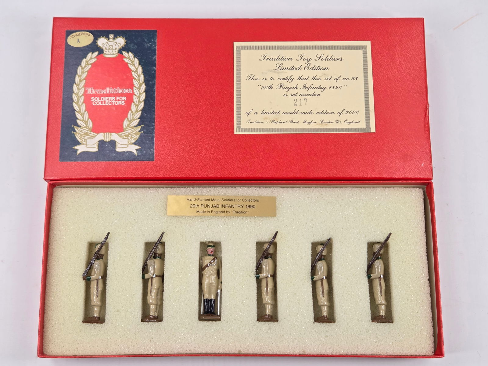 TRADITIONS SET NO. 33 THE 20TH PUNJAB INFANTRY (1 of 5)