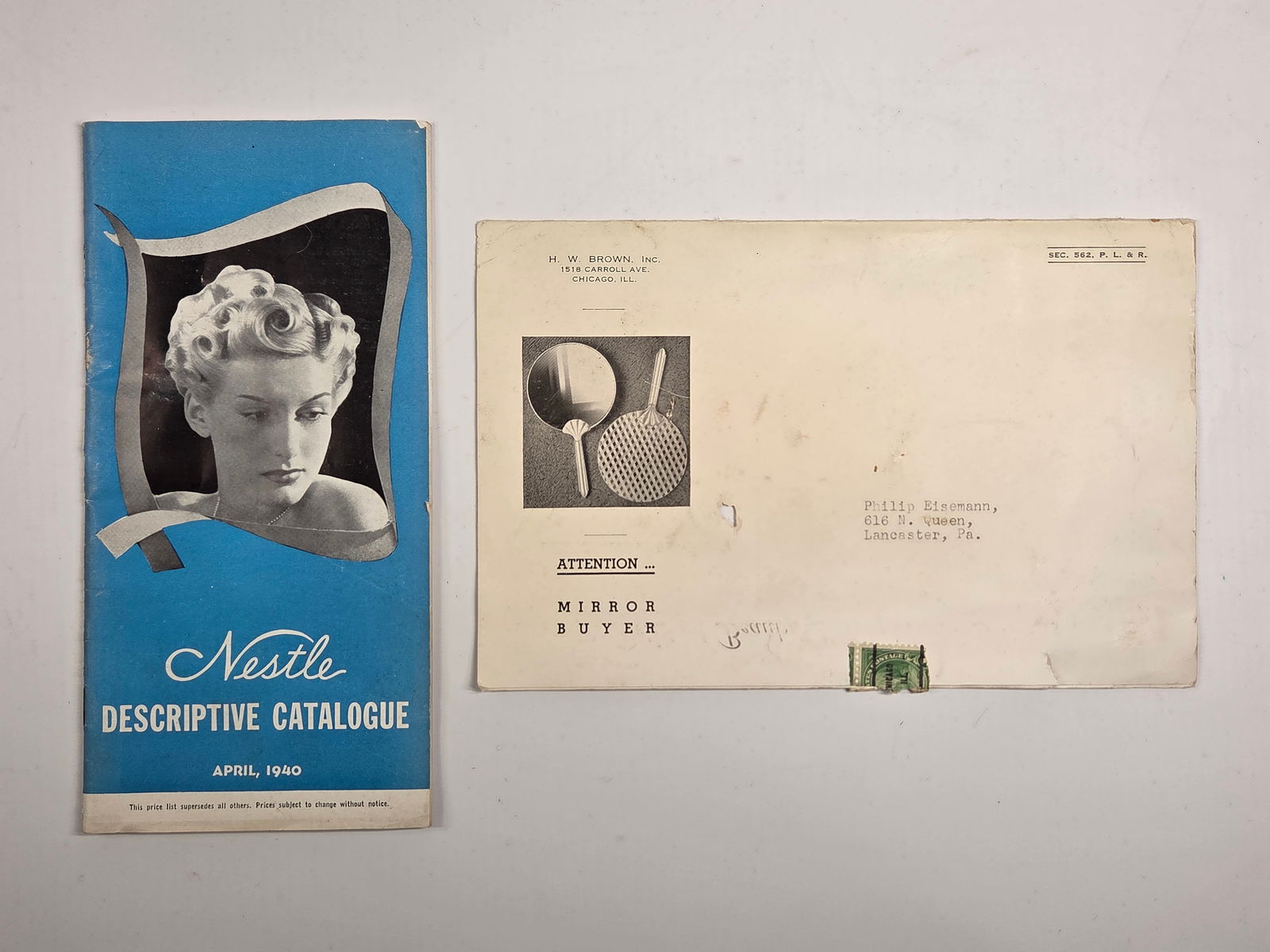 VARIOUS ADVERTISING EPHEMERA + - 3