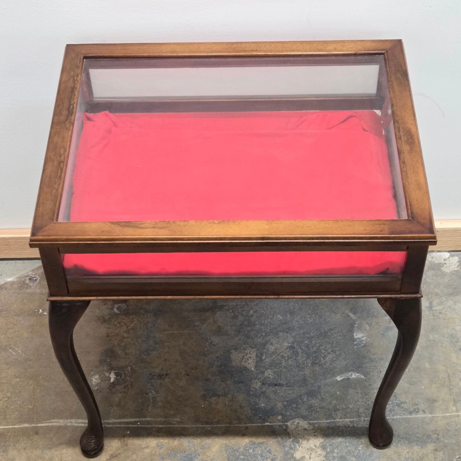 WOOD DISPLAY CASE END TABLE - 2